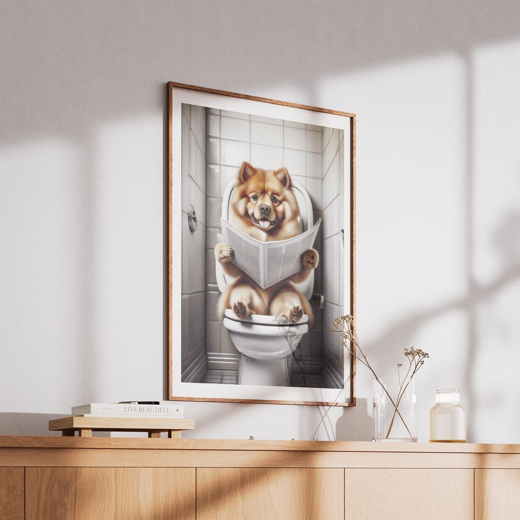 Chow Chow Toilet Humour Dog Series image 5