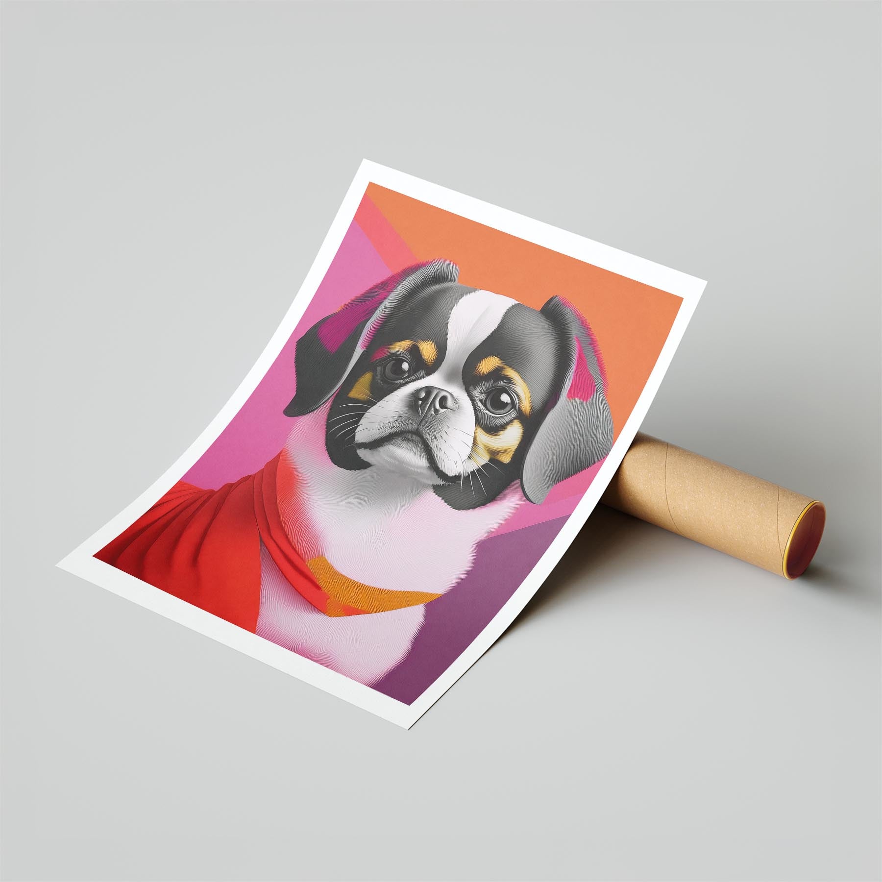 Japanese Chin Modern Pop Dog Series image 6