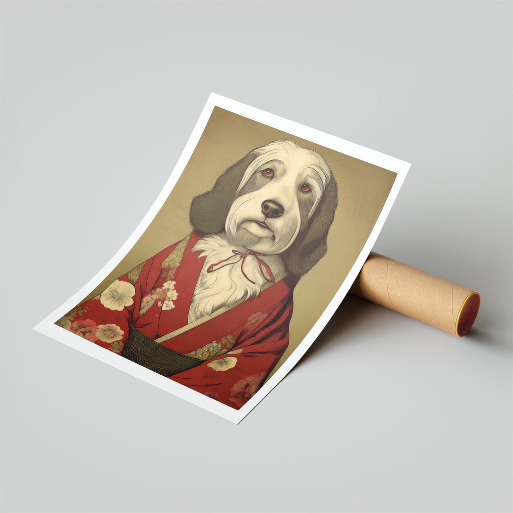 Old English Sheepdog Japanse Kimono Dog Series image 6