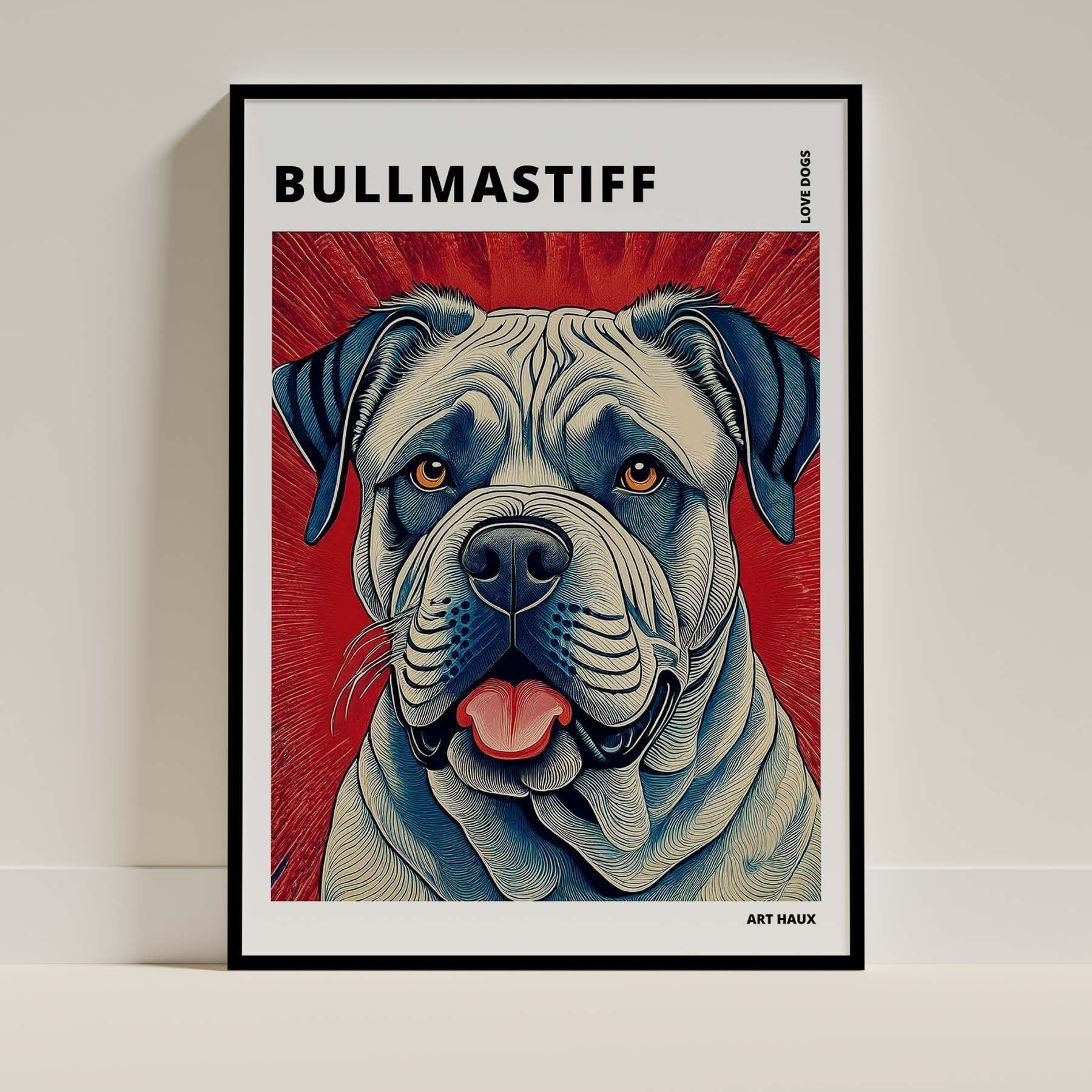 Bullmastiff Dog Art Print Unframed Vol 1 | 11 Unique Designs | Wall Art Gift for Dog Lovers - Image 2 | Dogsy & Co