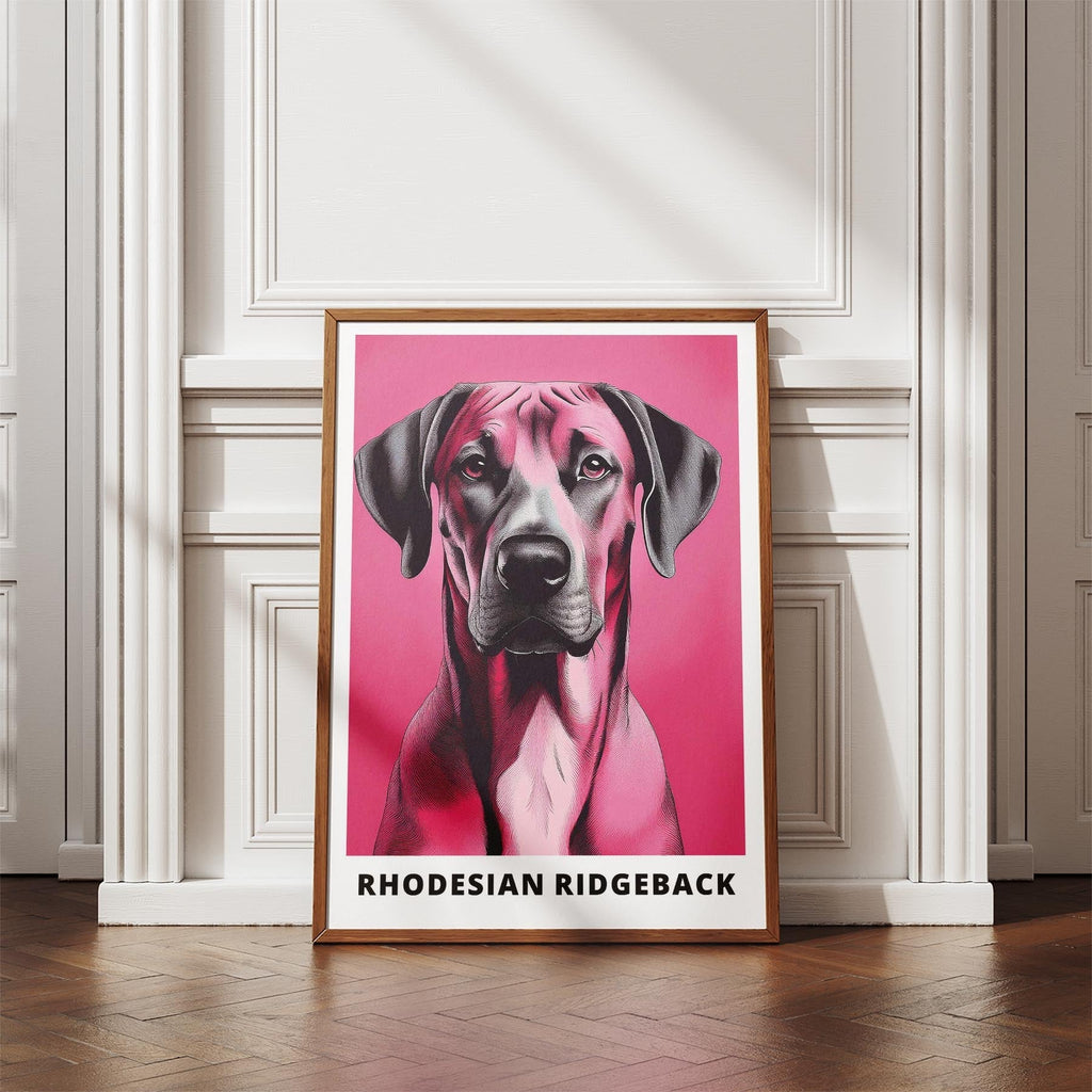 Rhoedesian Ridgeback Pink and Black Dog Series 1 image 4