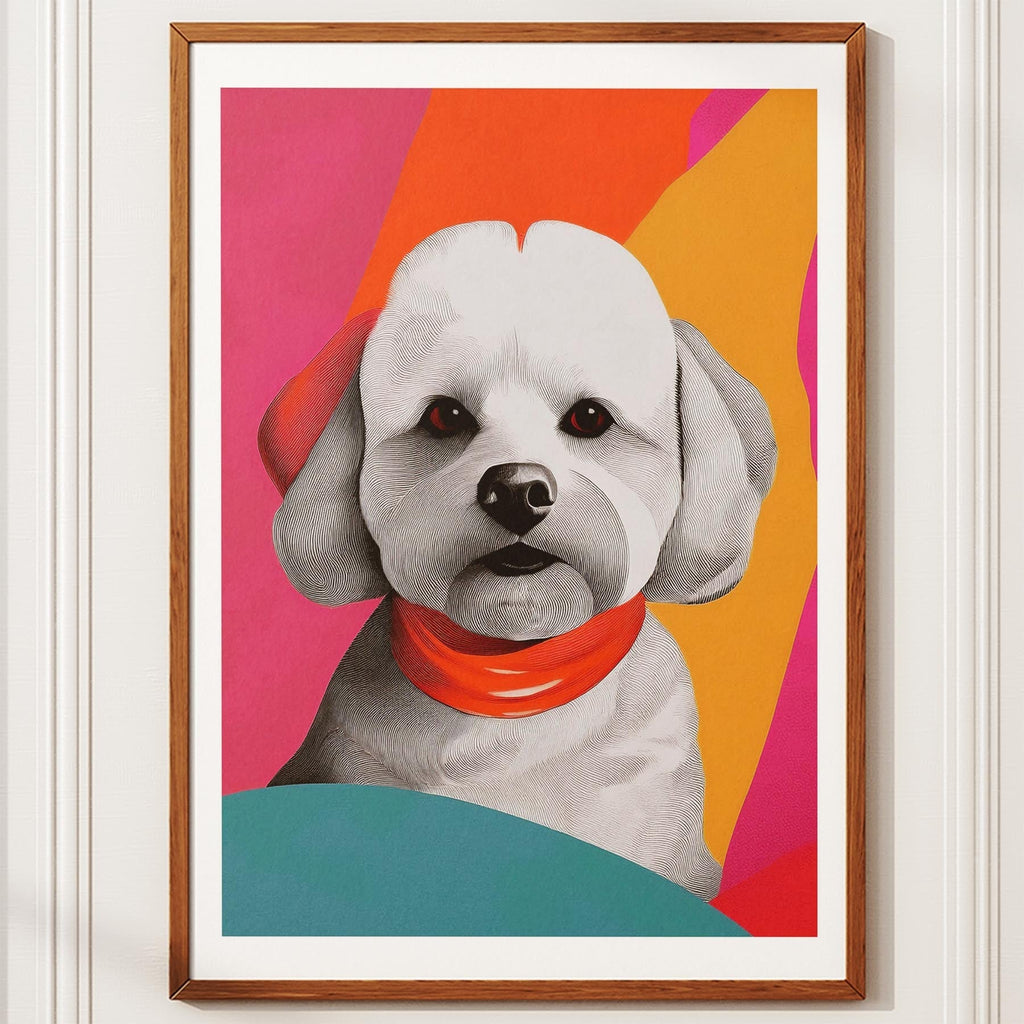 Bichon Frise Modern Pop Dog Series image 10
