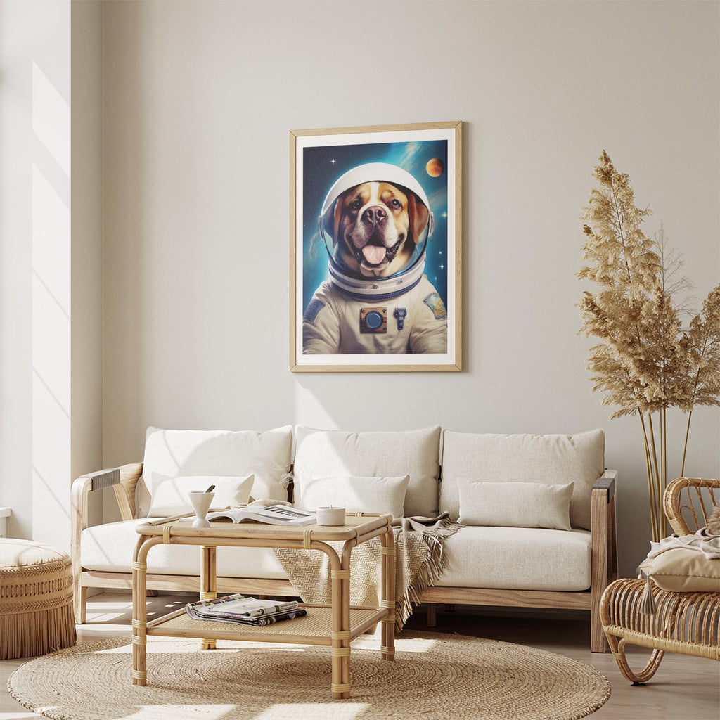 Saint Bernard Astronaut Dog Series image 2