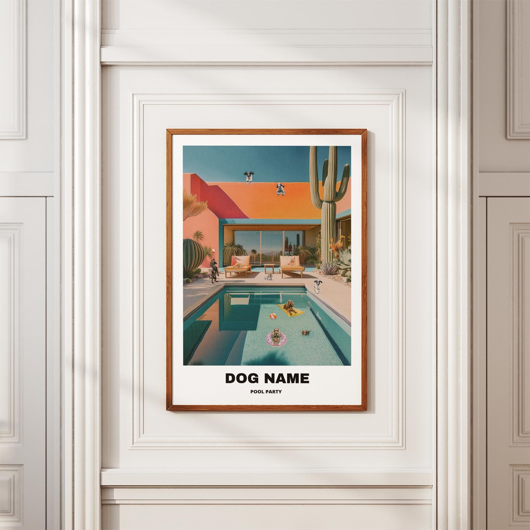 Cocker Spaniel Custom Pool Party WITH TEXT image 3