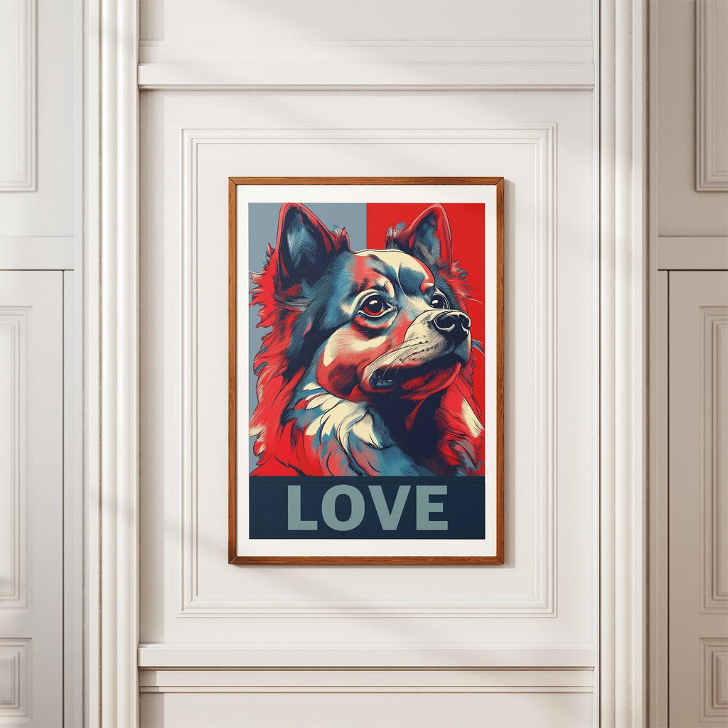 Pomeranian LOVE Series Inspired by the Obama Poster image 3
