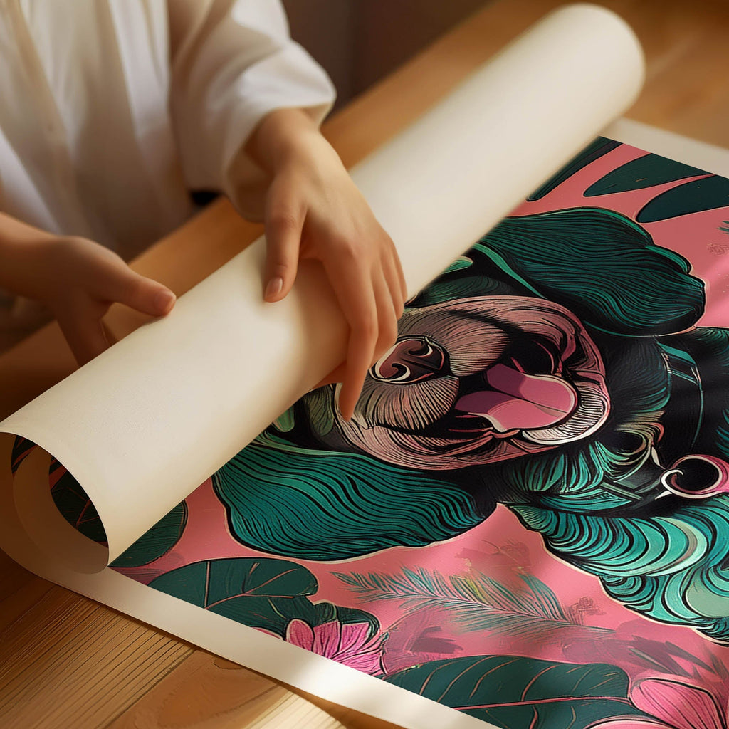 Cavoodle Flowery Dog image 1