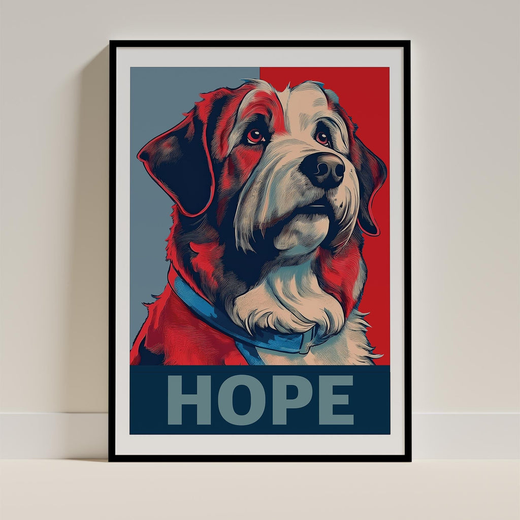Smithfield Sheepdog HOPE Series Inspired by the Obama Poster image 0