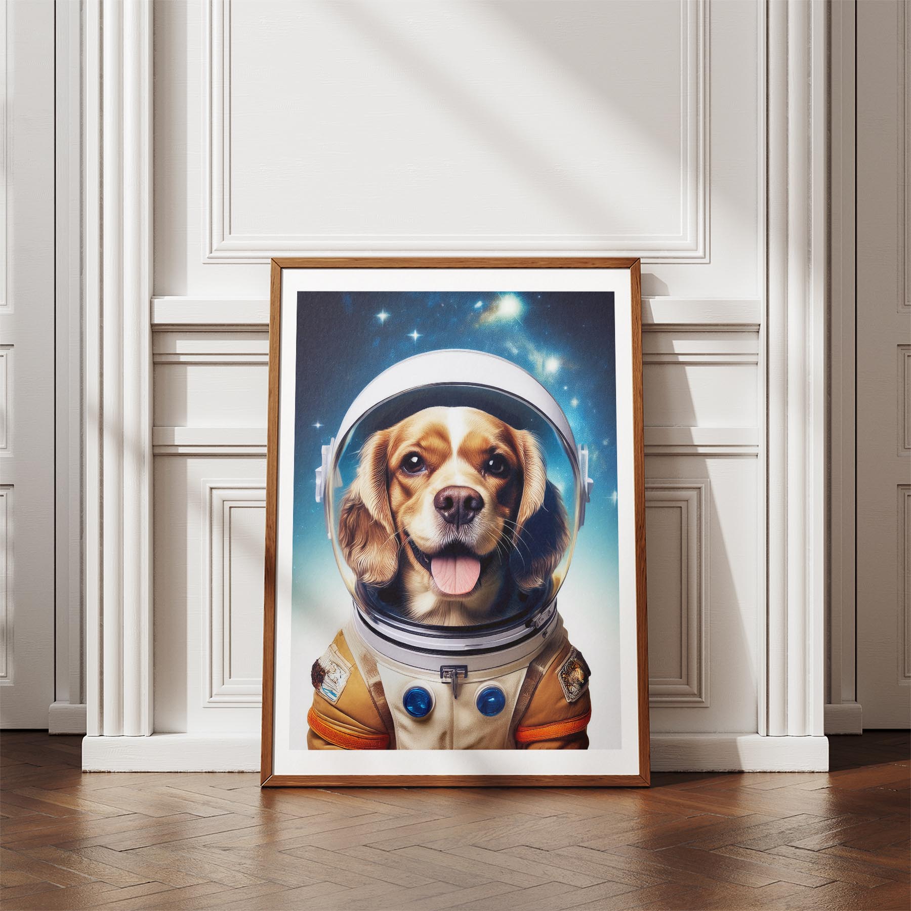 Cavalier Spaniel Astronaut Dog Series image 4