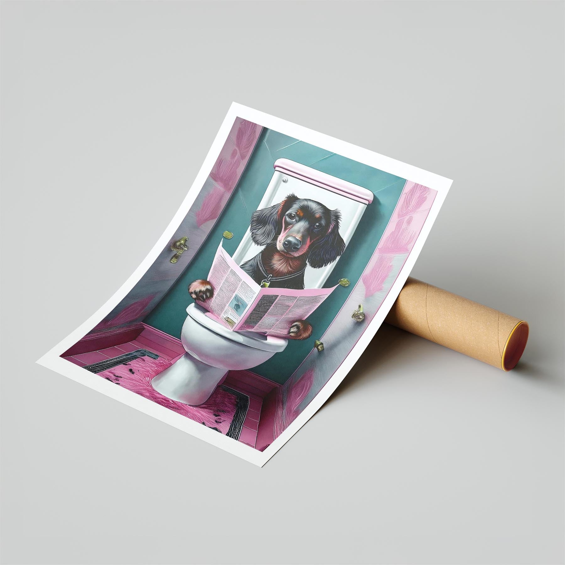 Dachshund Toilet Humour Dog Series 3 image 6