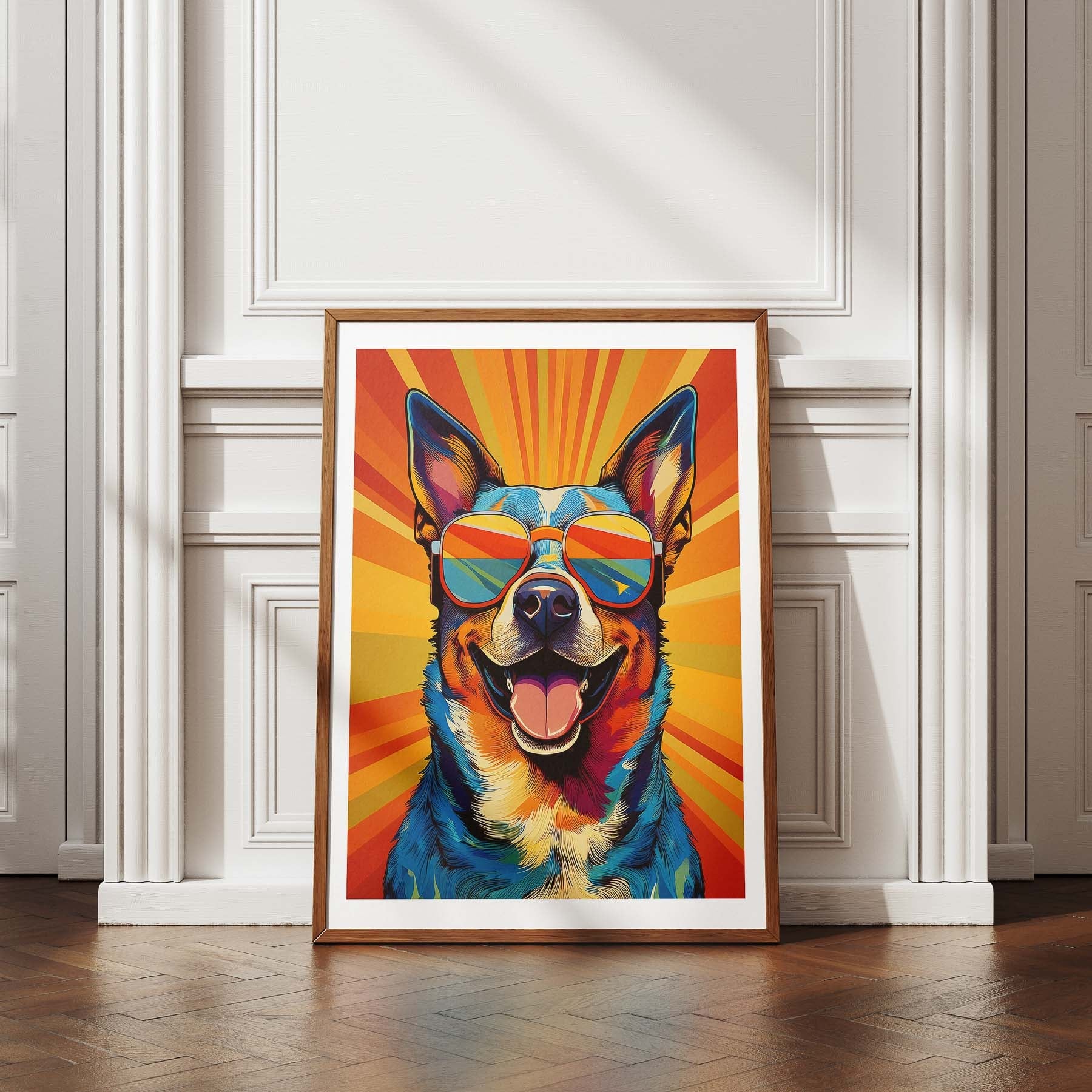 Cattle Dog In Colourful Sunnies 1 image 4