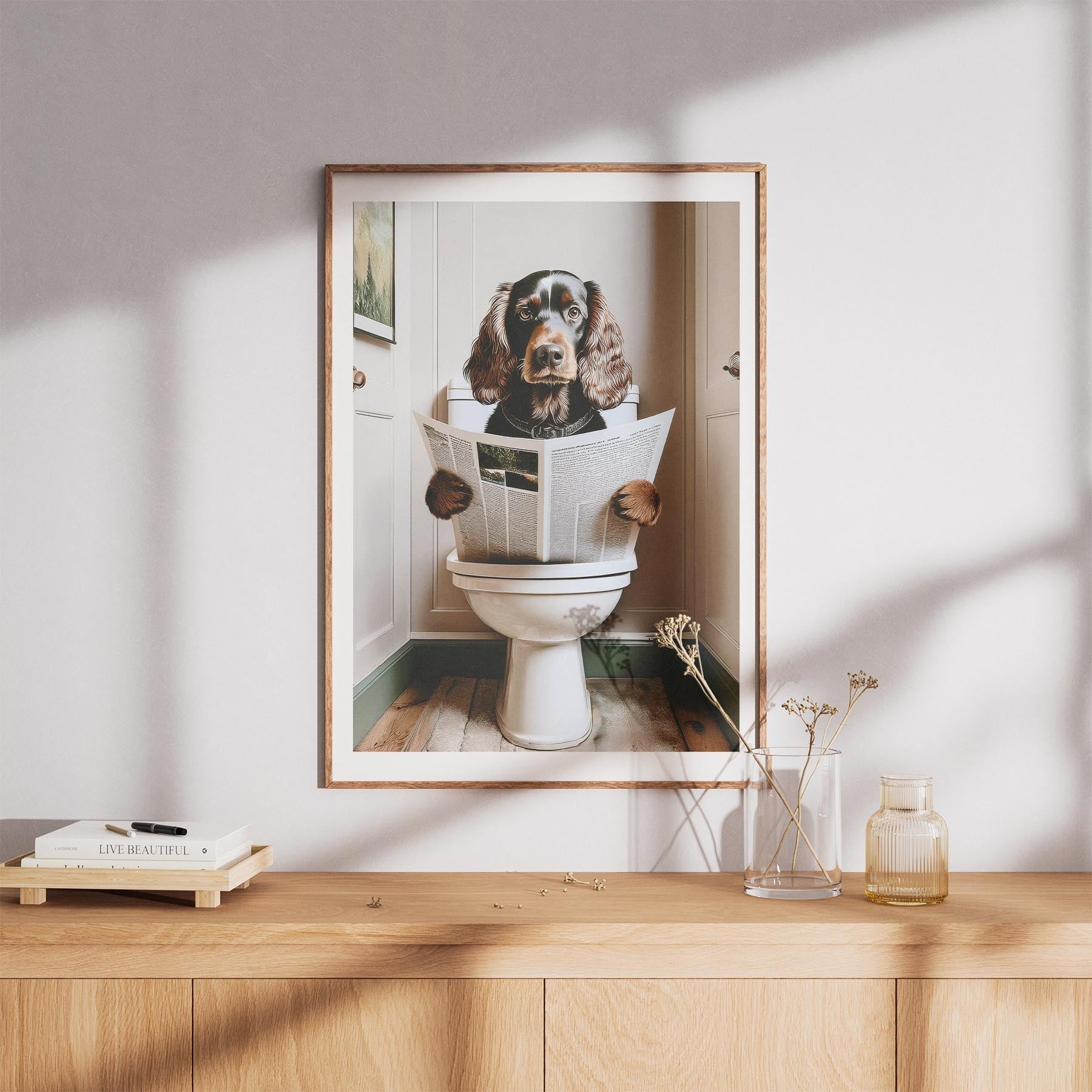 Cocker Spaniel Toilet Humour Dog Series 2 image 8