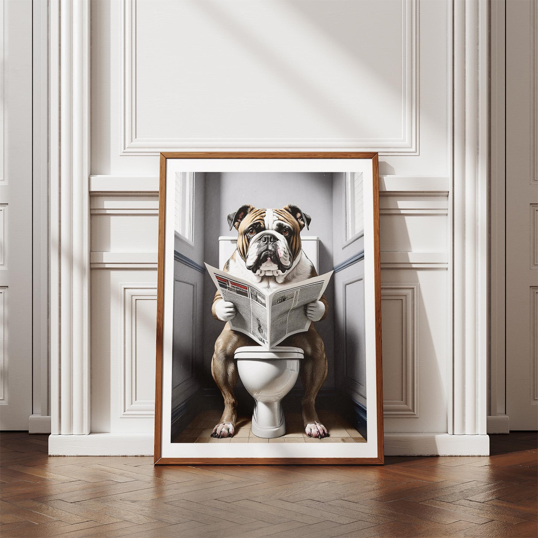 Bulldog Toilet Humour Dog Series 7 image 4