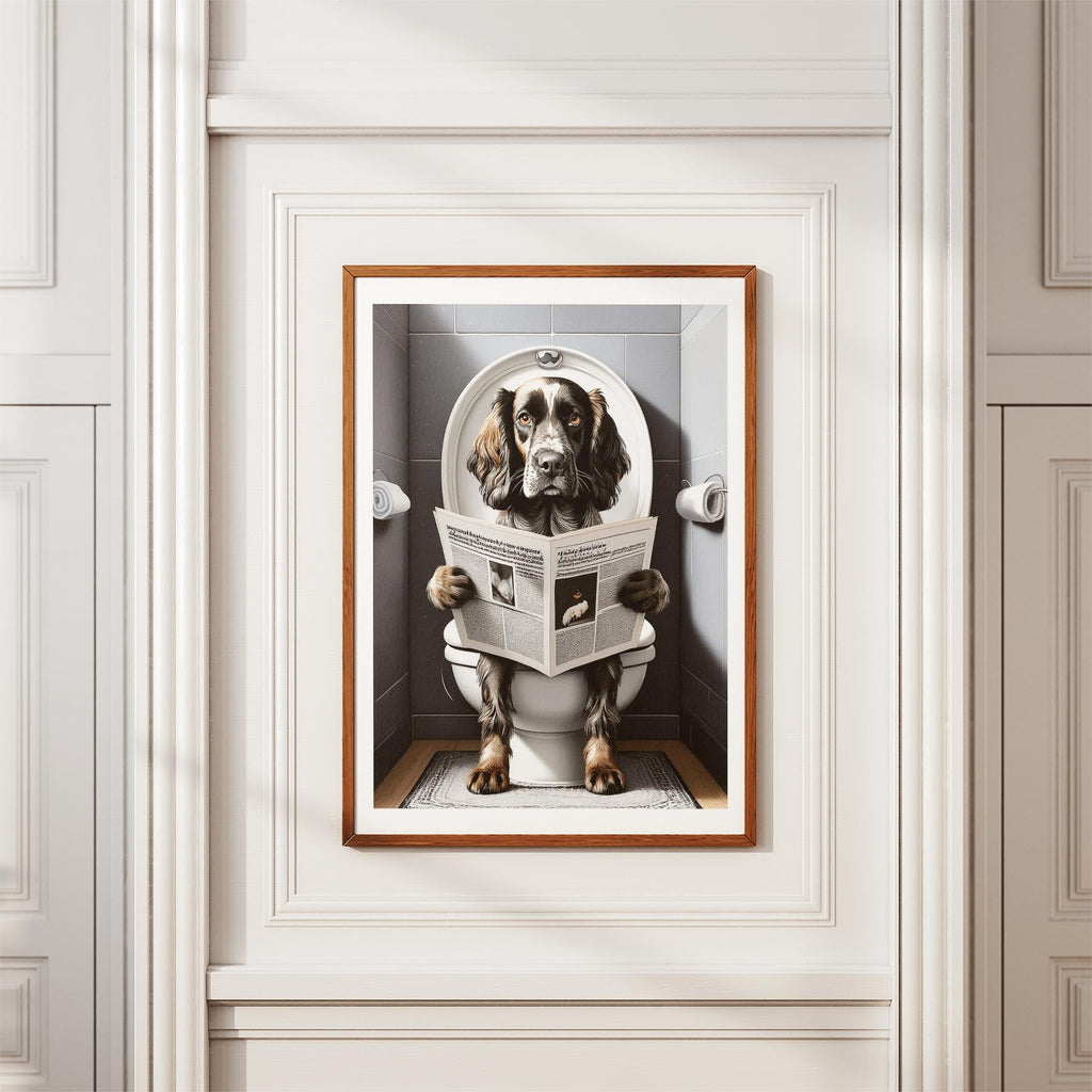 English Setter Toilet Humour Dog Series image 3