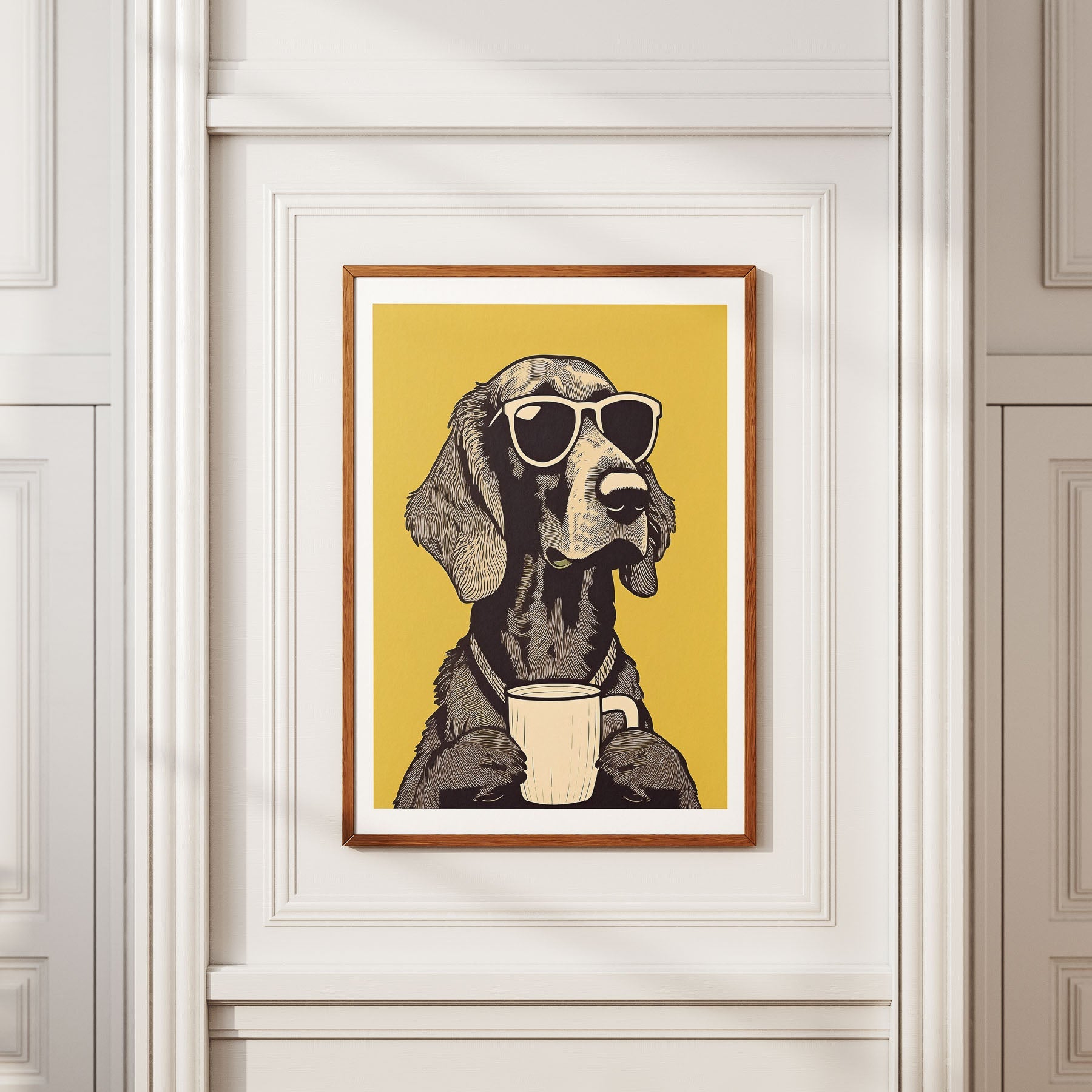 Irish Setter Chillin Coffee Dog image 2
