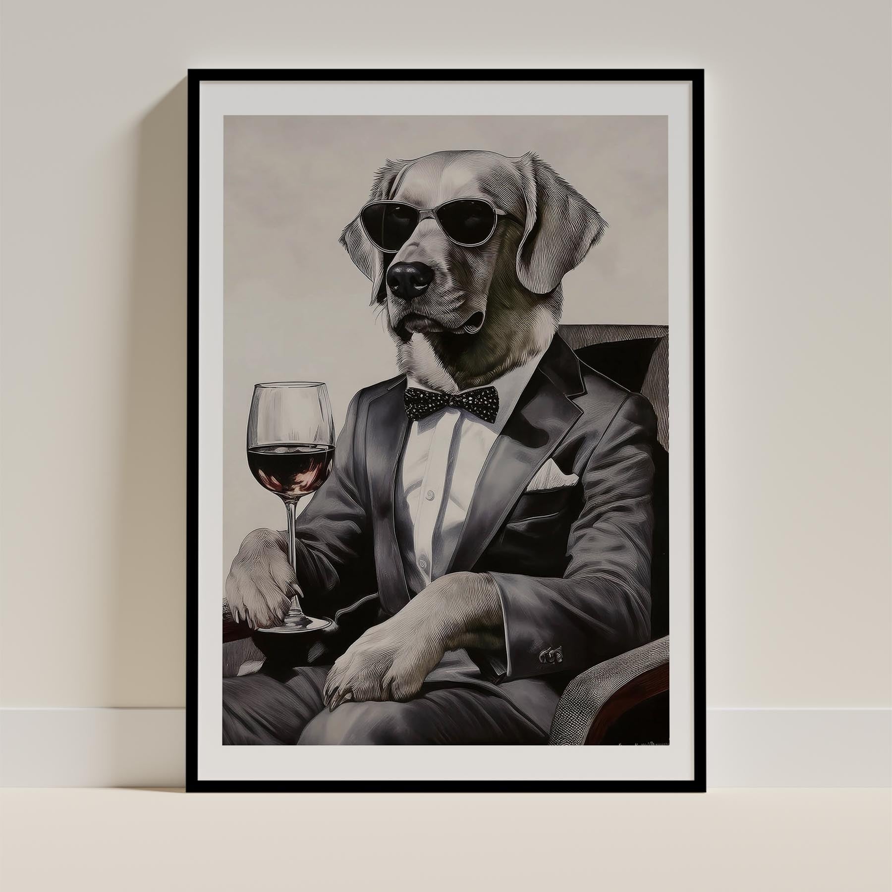 Golden Retriever Dog Art Print Unframed Vol 1 | 11 Unique Designs | Wall Art Gift for Dog Lovers - Image 6 | Dogsy & Co