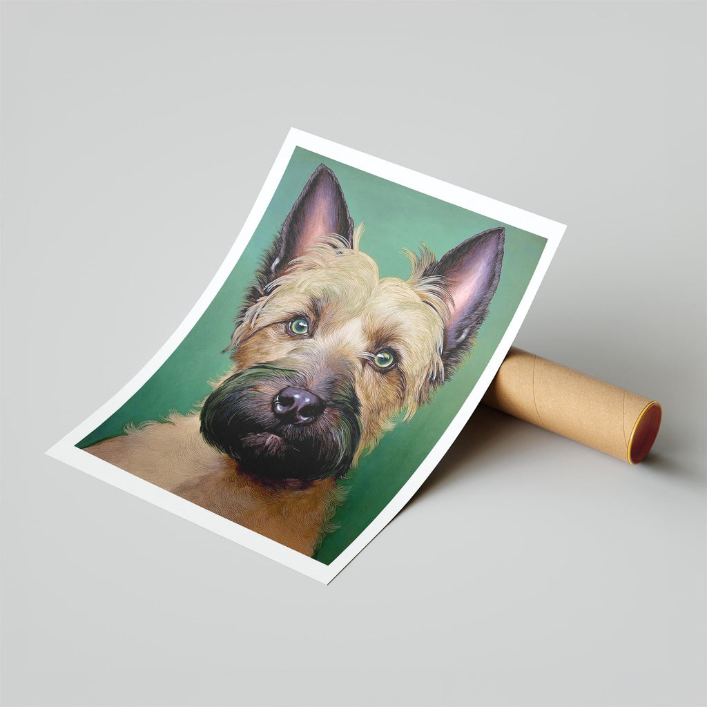 Scottish Terrier Green Painted Series image 6