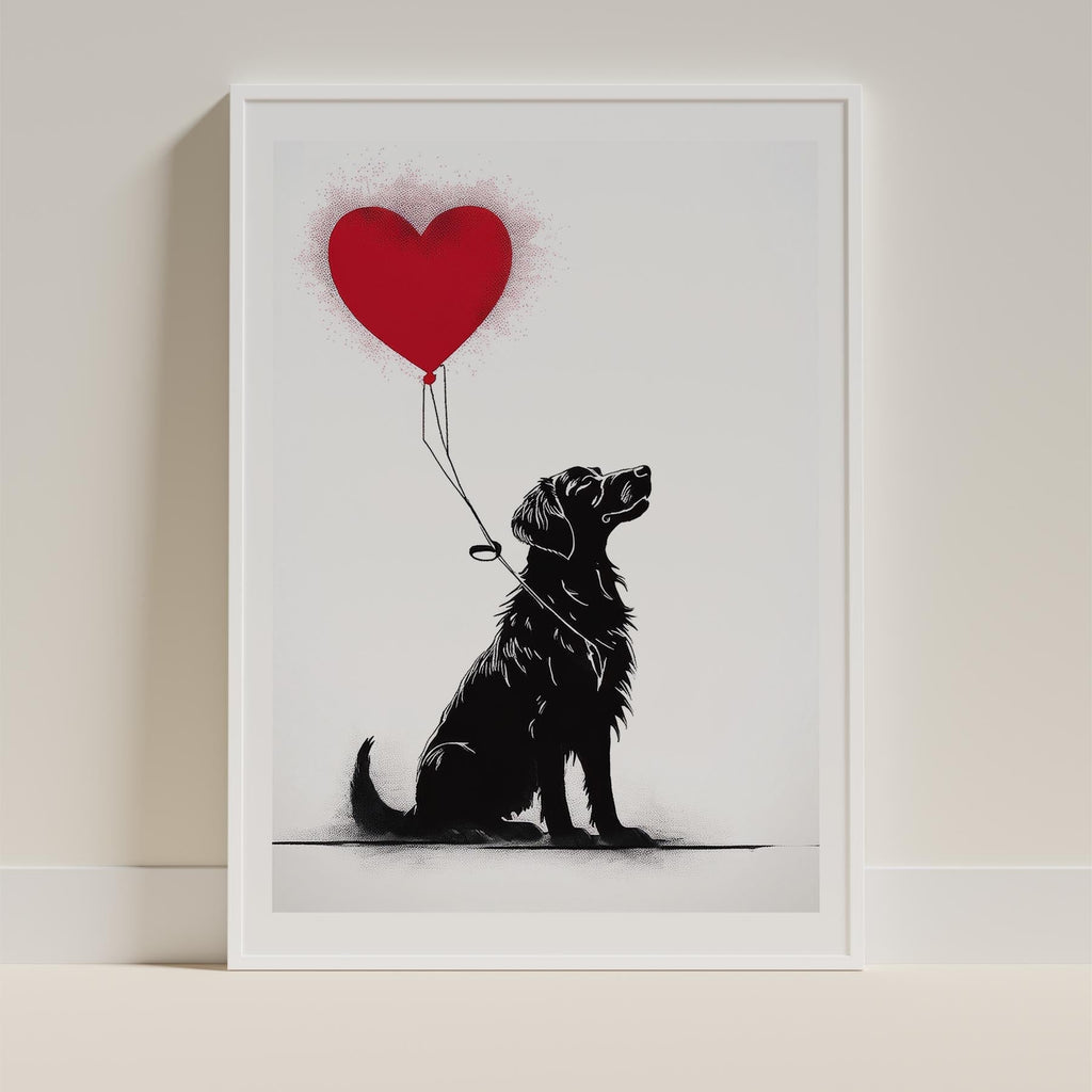 Golden Retriever DOGSY Series inspired by the Art of Banksy image 9