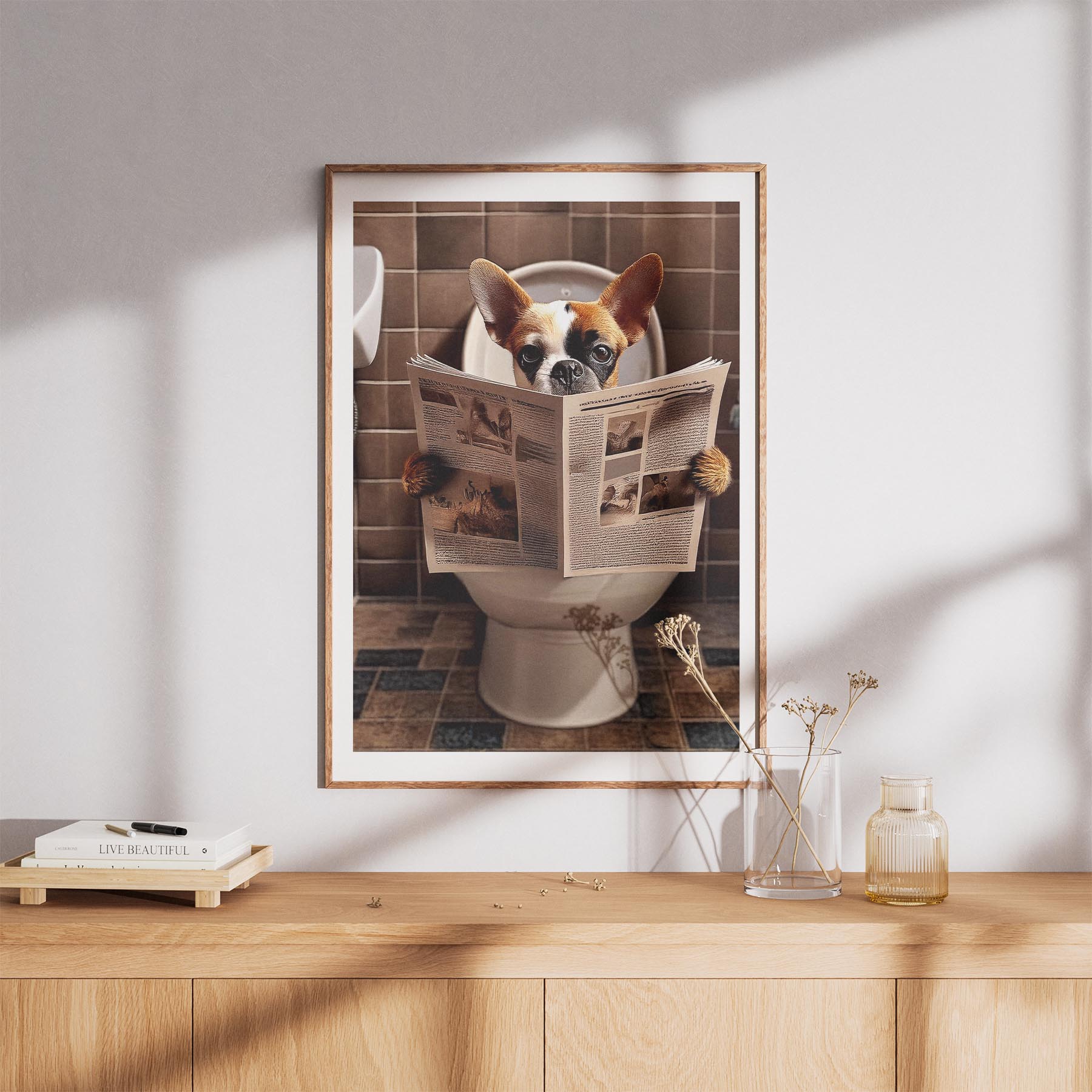 Boston Terrier Toilet Humour Dog Series 1 image 8