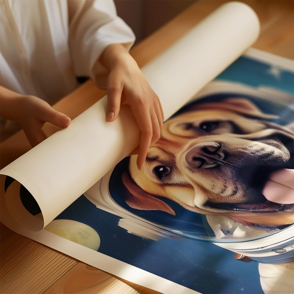 Bullmastiff Astronaut Dog Series image 1