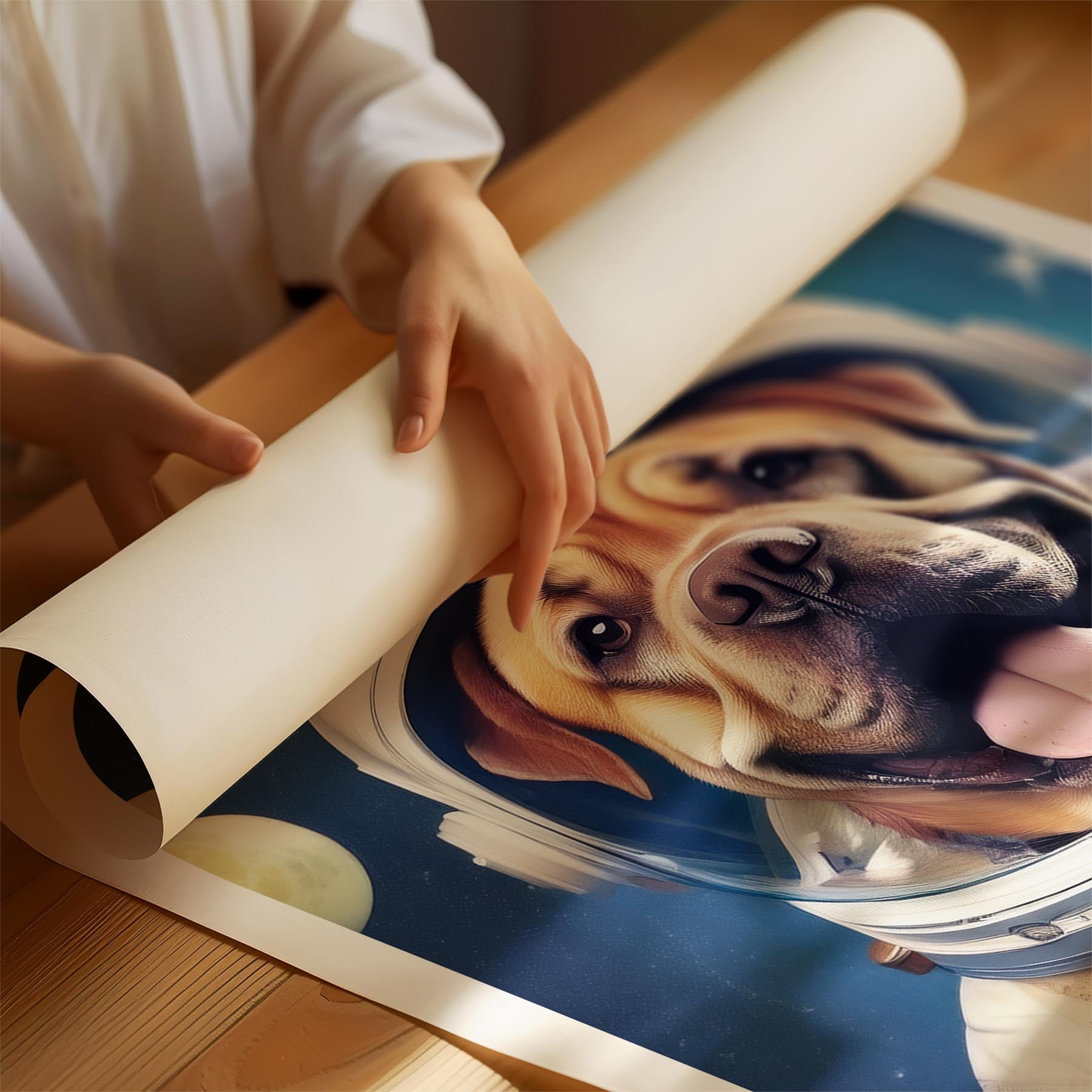 Bullmastiff Astronaut Dog Series image 1