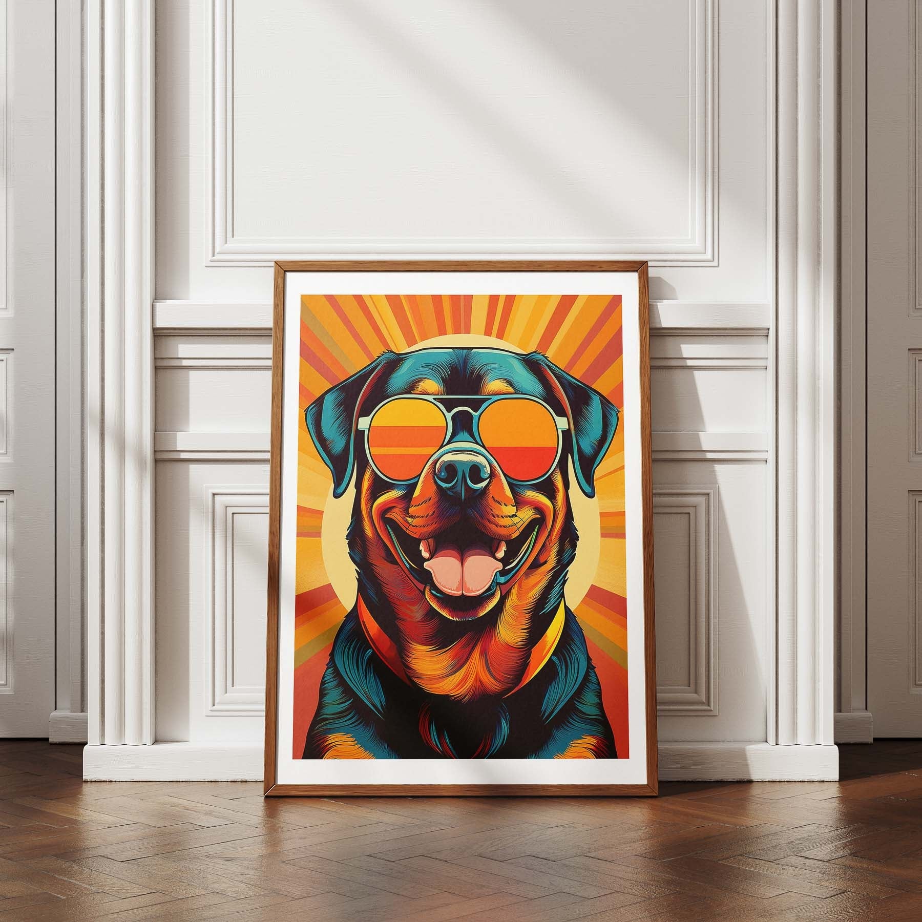 Rottweiler In Colourful Sunnies 2 image 4