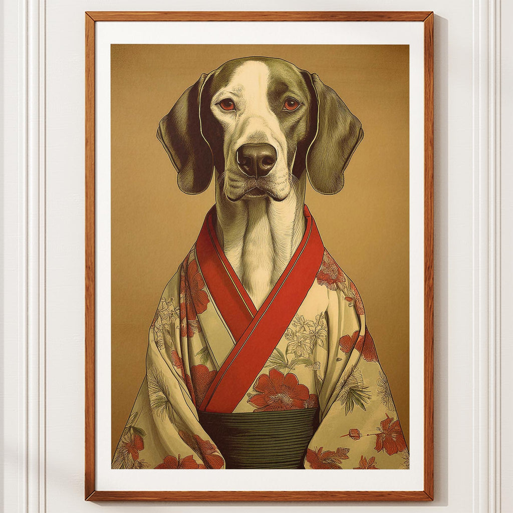 German Pointer Japanse Kimono Dog Series image 10