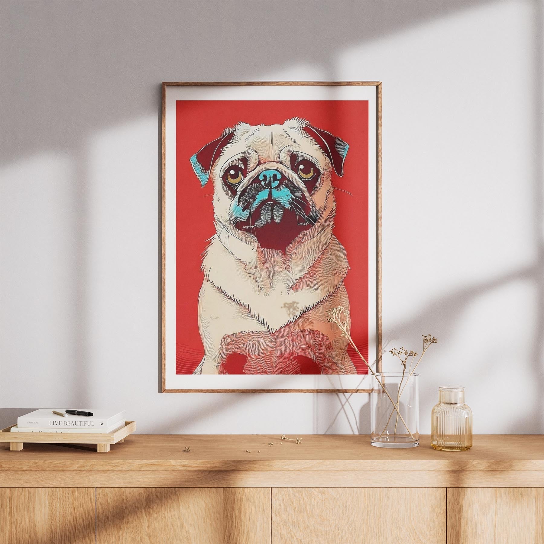 Pug Red Dog Series image 8