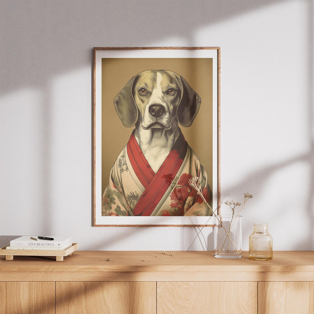 Beagle Japanse Kimono Dog Series image 8