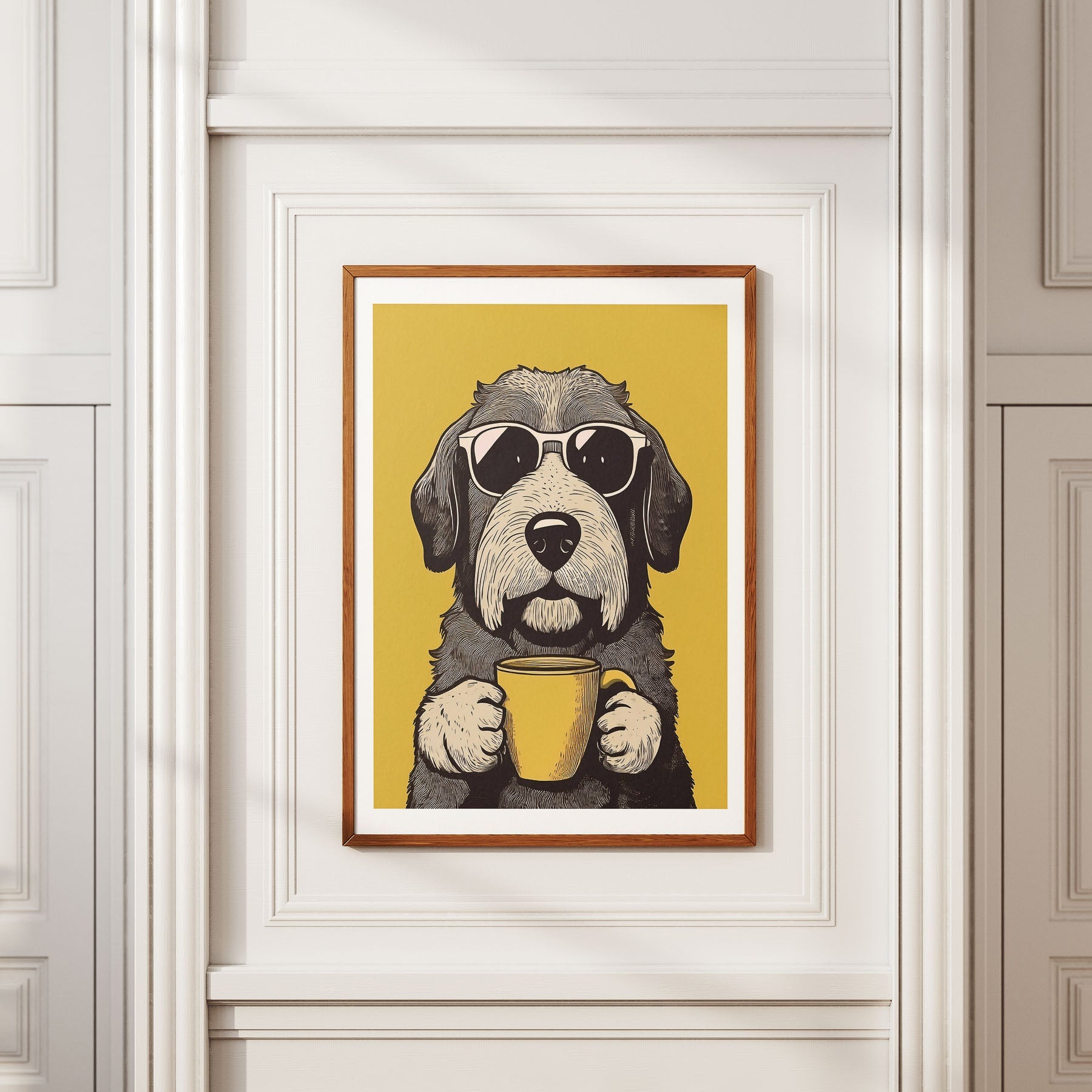 Sheepdog Chillin Coffee Dog image 2