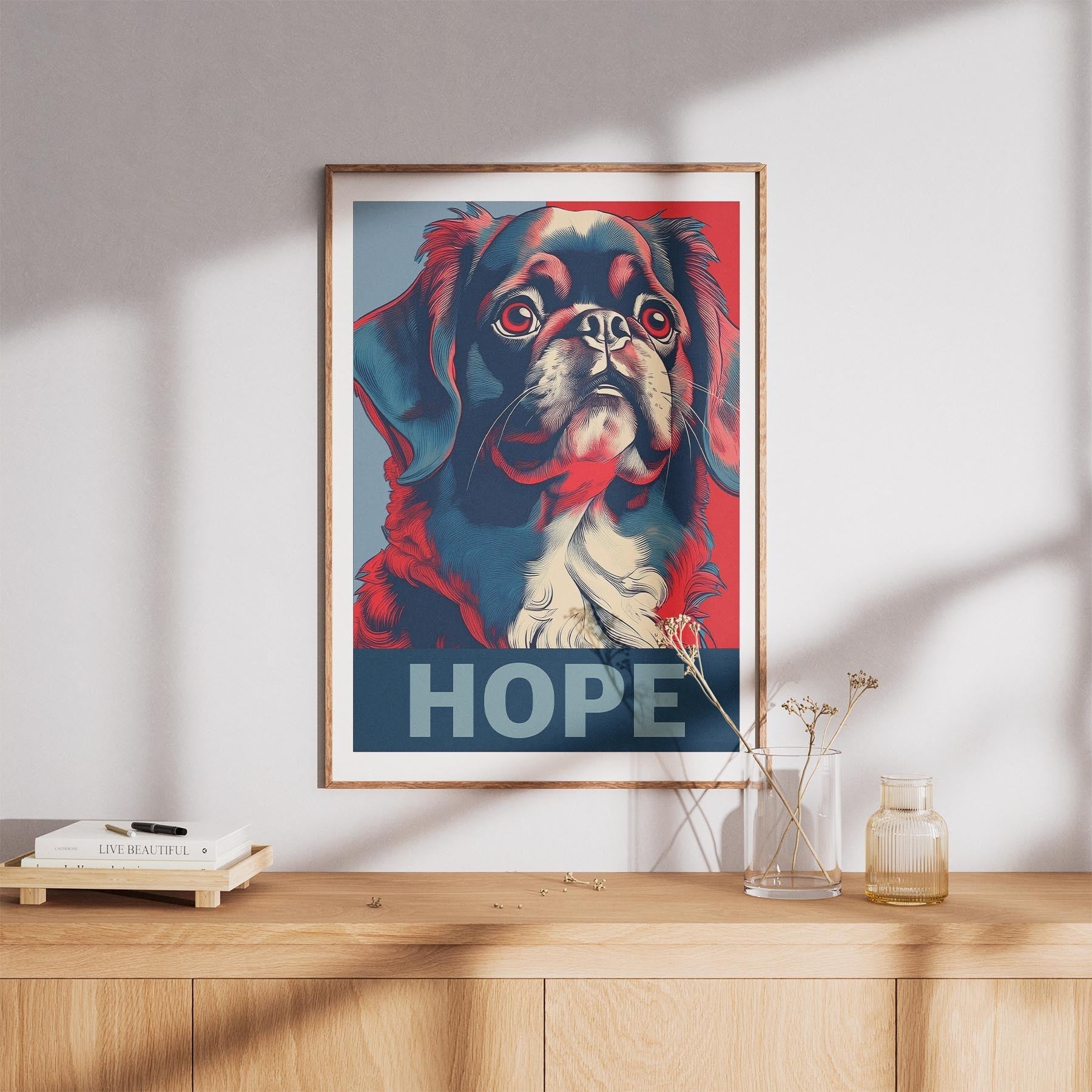 Pekingese HOPE Series Inspired by the Obama Poster image 8