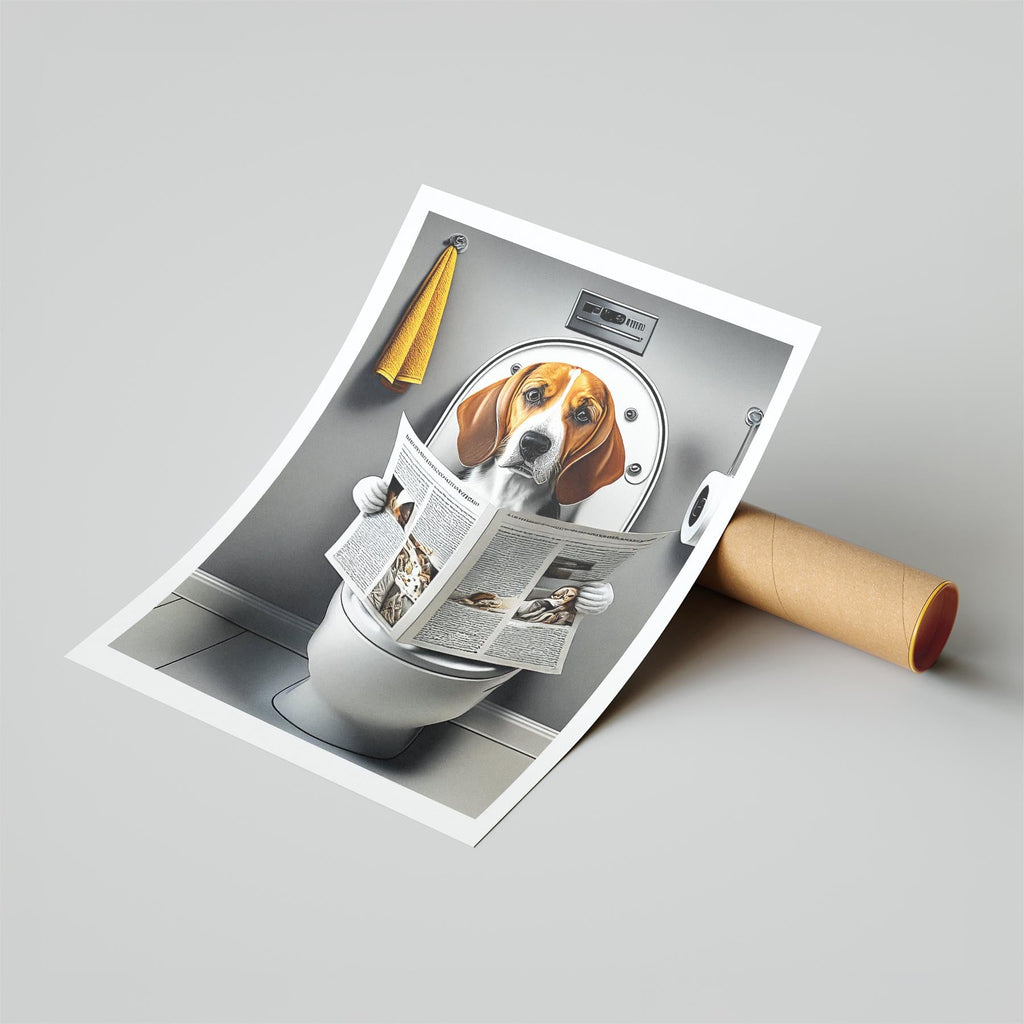 Beagle Toilet Humour Dog Series 2 image 6