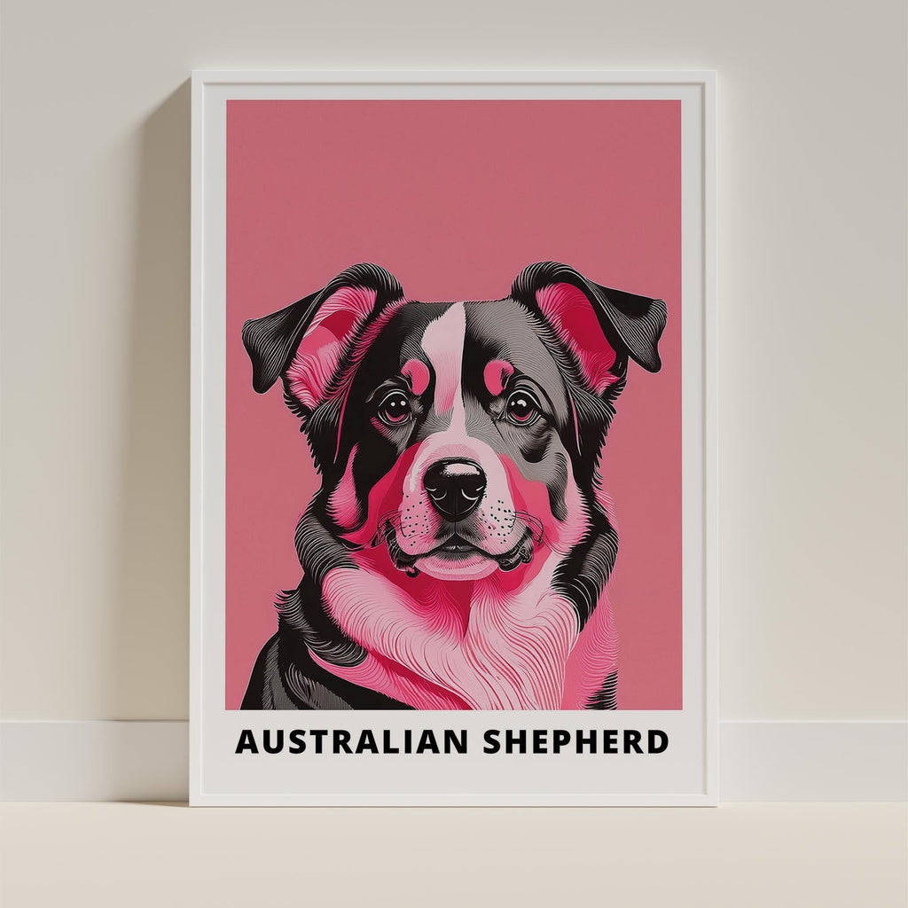 Australian Shepherd Pink and Black Dog Series 1 image 9