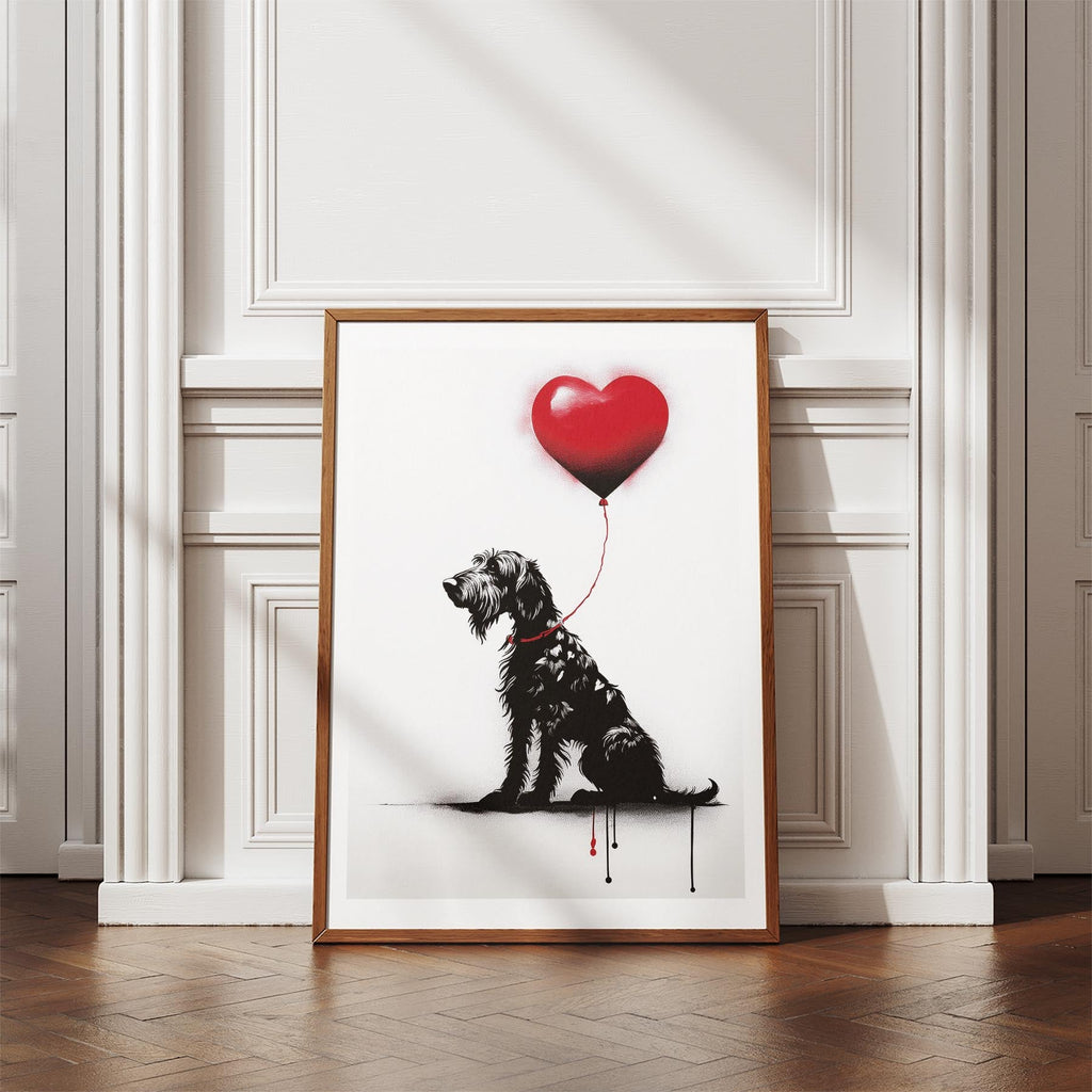 Irish Wolfhound DOGSY Series inspired by the Art of Banksy image 4