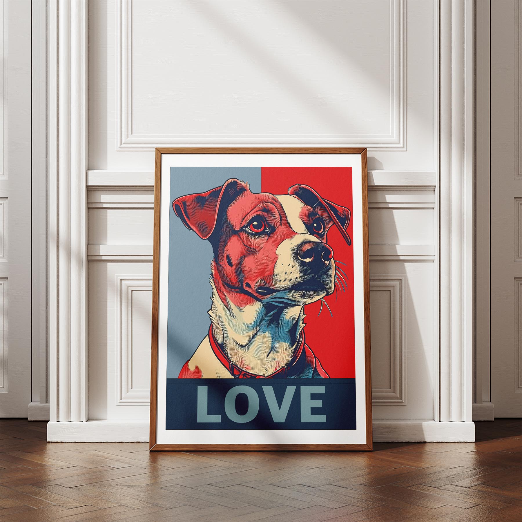 Jack Russell LOVE Series Inspired by the Obama Poster image 4