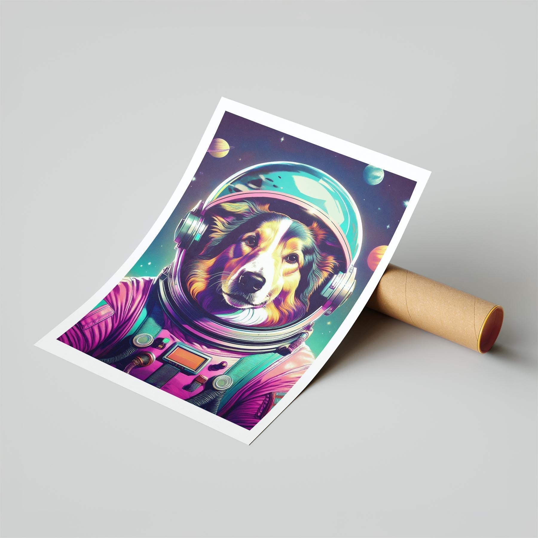 Rough Smooth Collie Space Dogs Series image 6