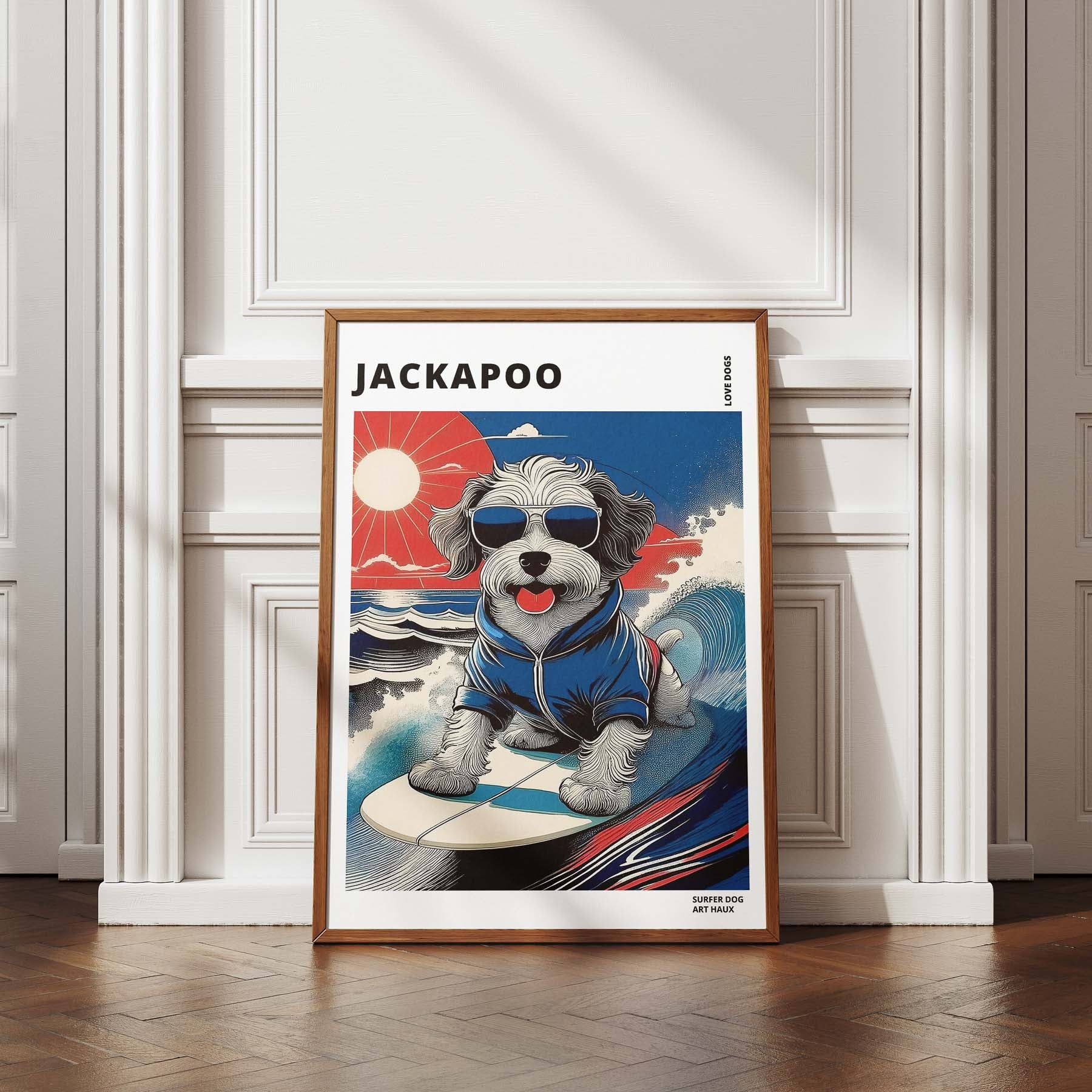 Jackapoo Hokosai Surfer Dogs 1 image 4