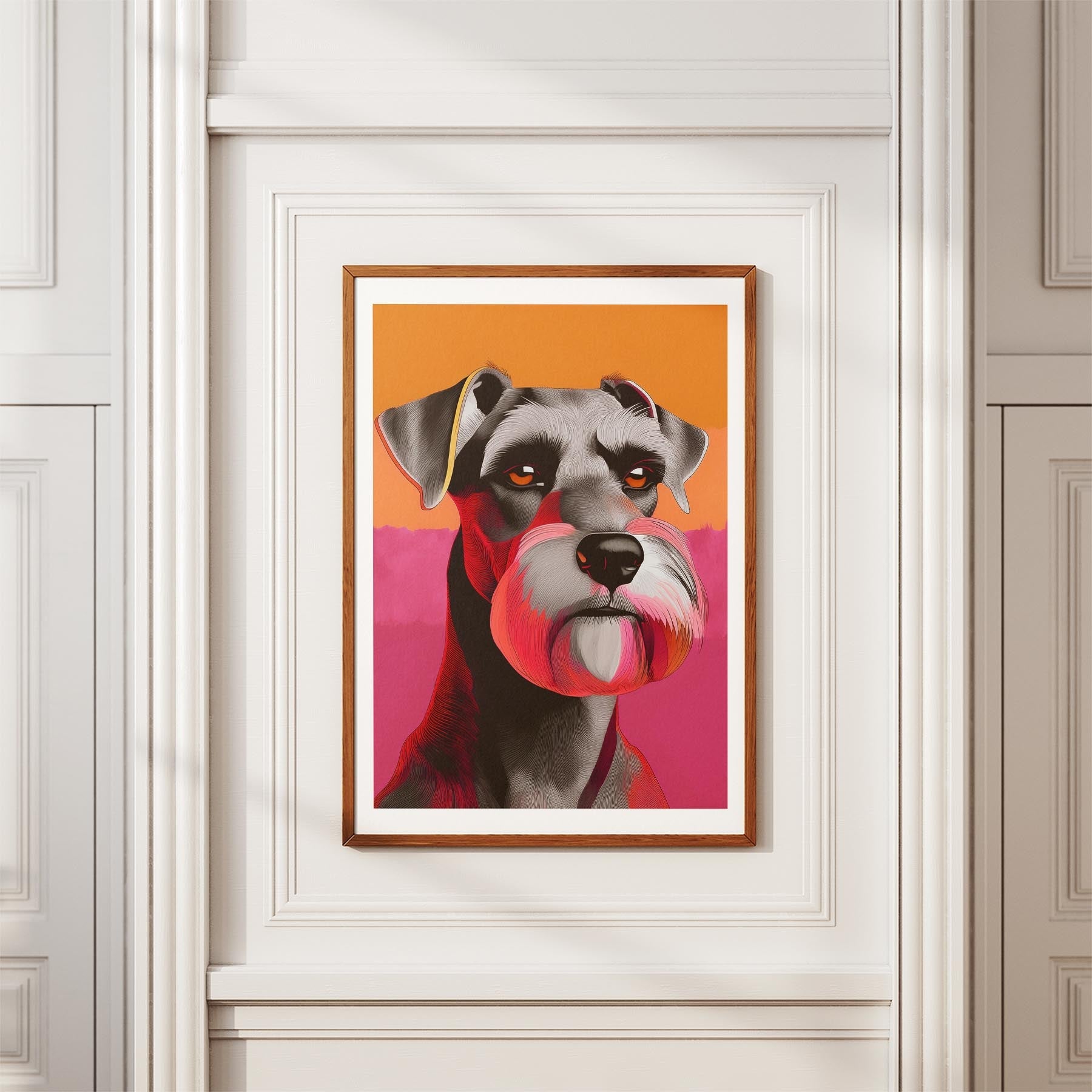Schnauzer Modern Pop Dog Series image 3