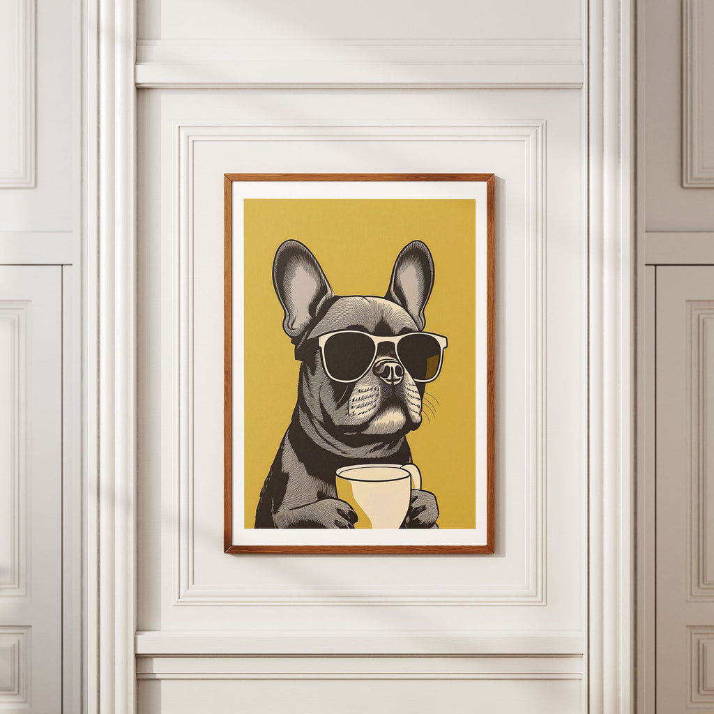French Bulldog Chillin Coffee Dog image 2