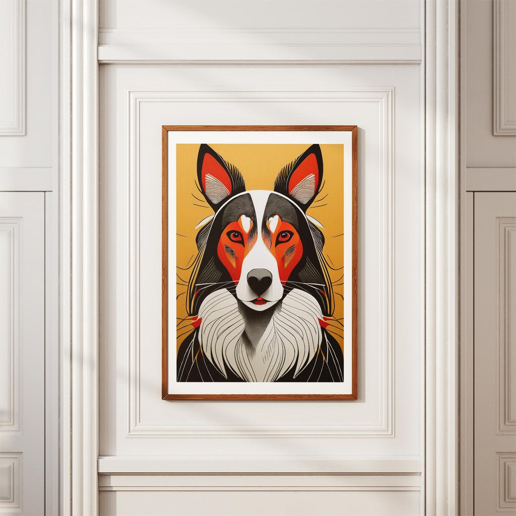 Rough Smooth Collie Geometric Orange Series image 3