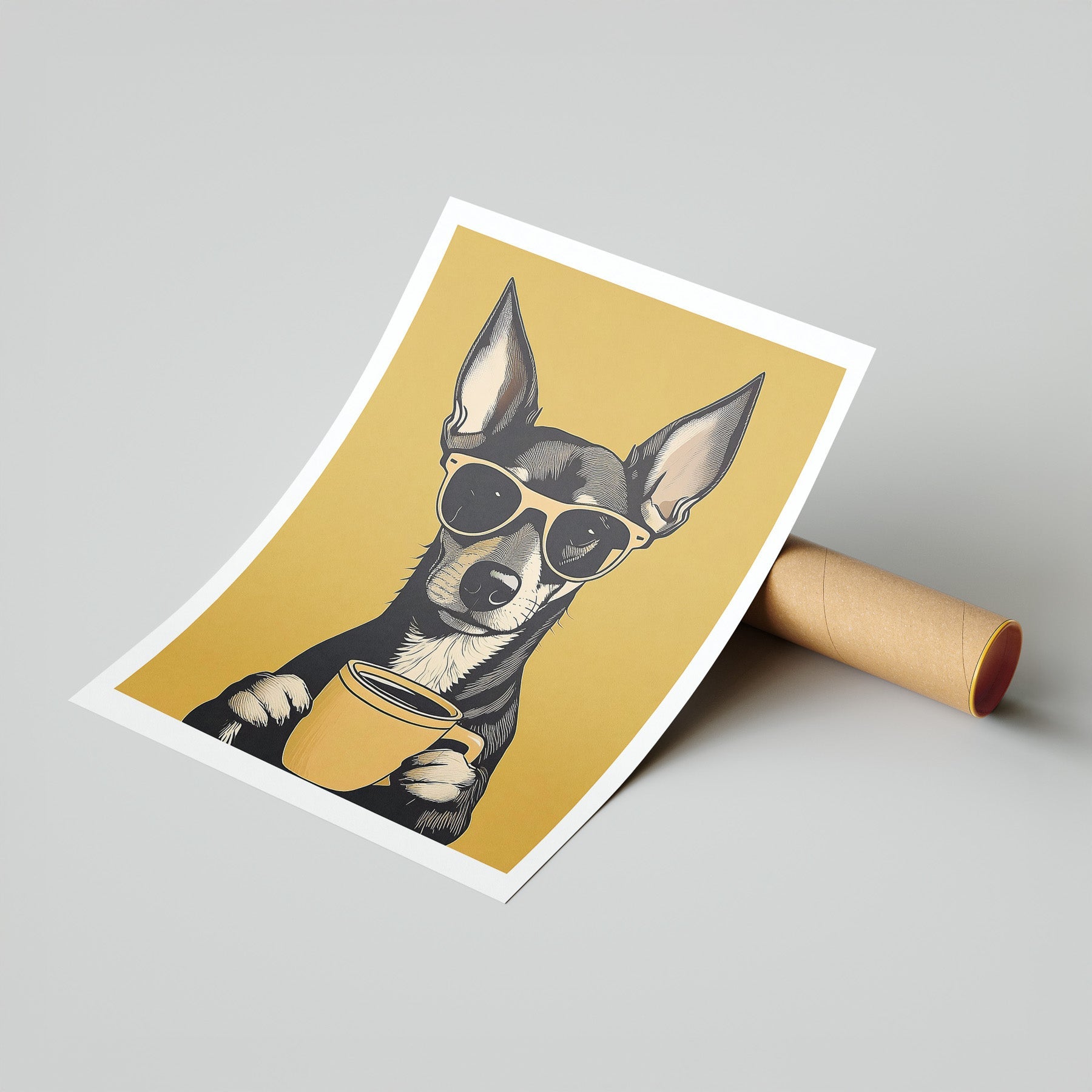 Dashund Chillin Coffee Dog image 7