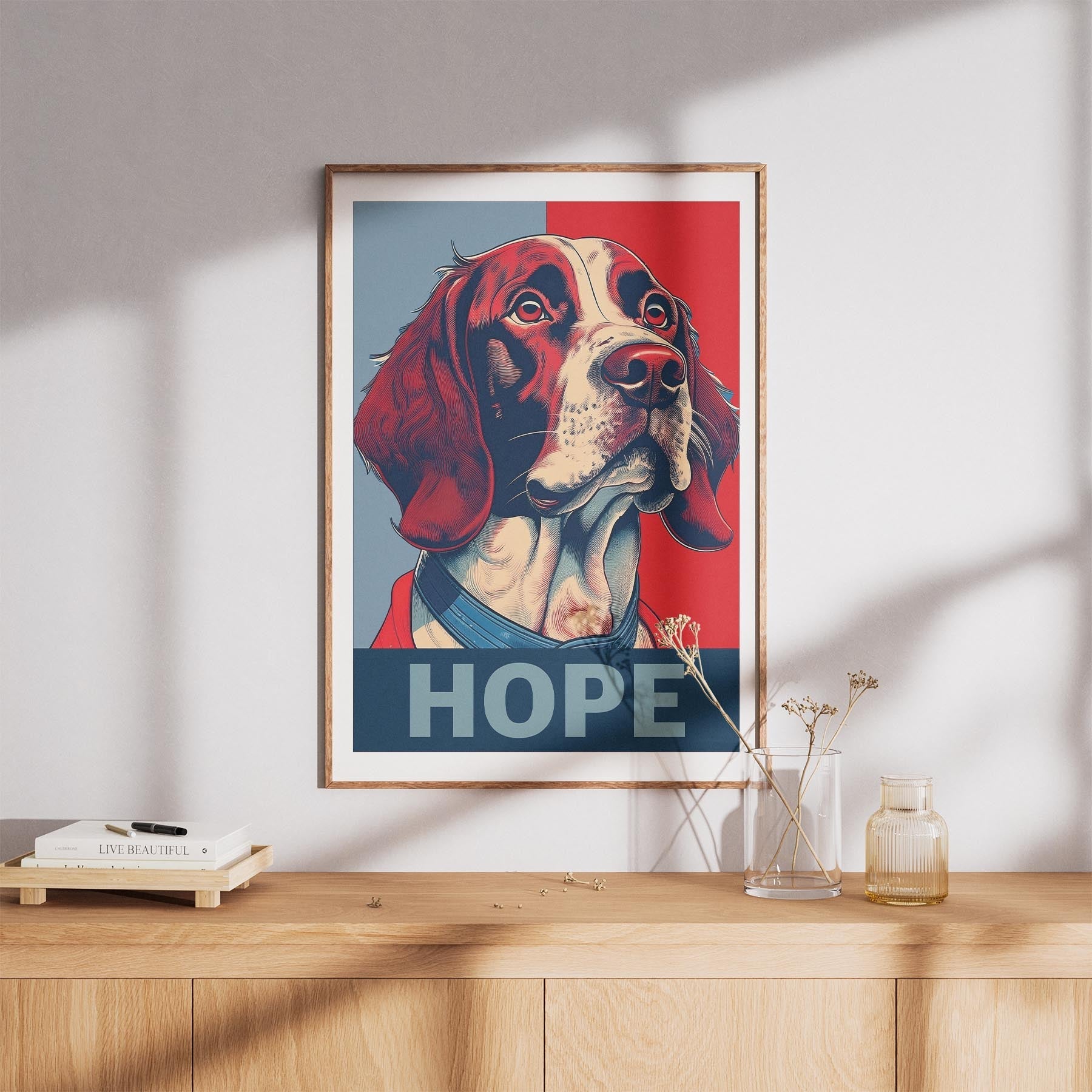 English Springer Spaniel HOPE Series Inspired by the Obama Poster image 8