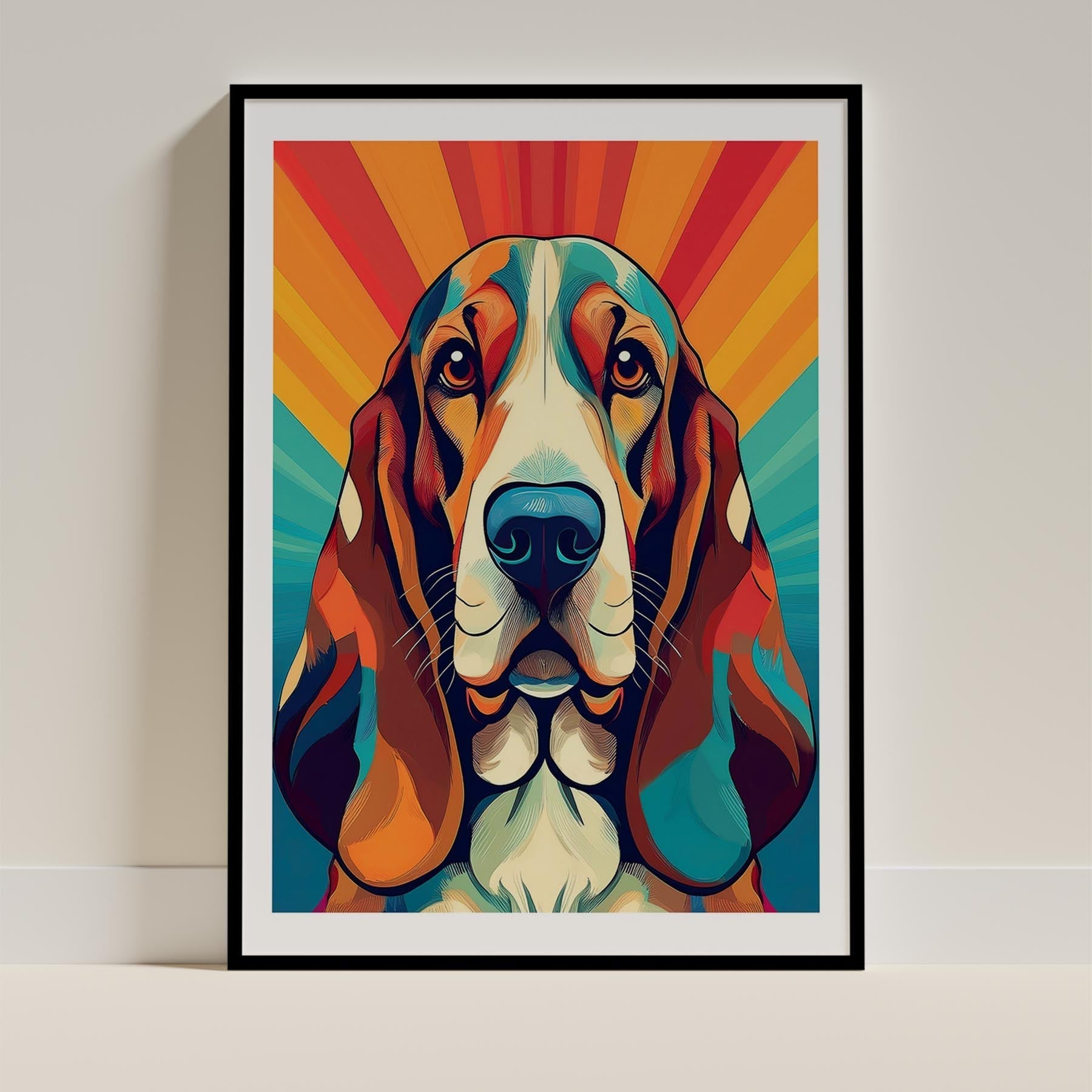 Basset Hound Colour Graphics 4 image 11