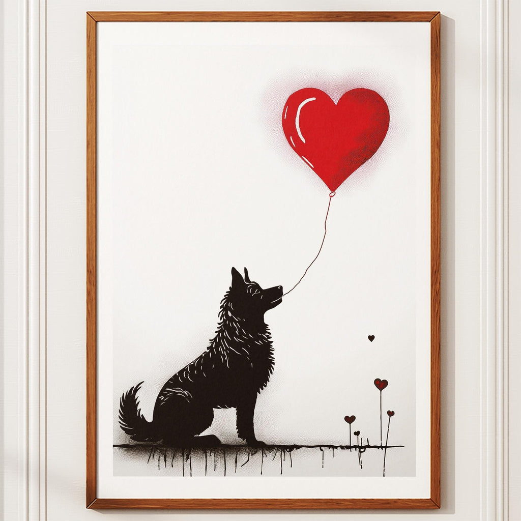 German Spitz DOGSY Series inspired by the Art of Banksy image 10