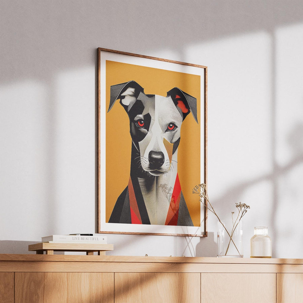 Whippet Geometric Orange Series image 5