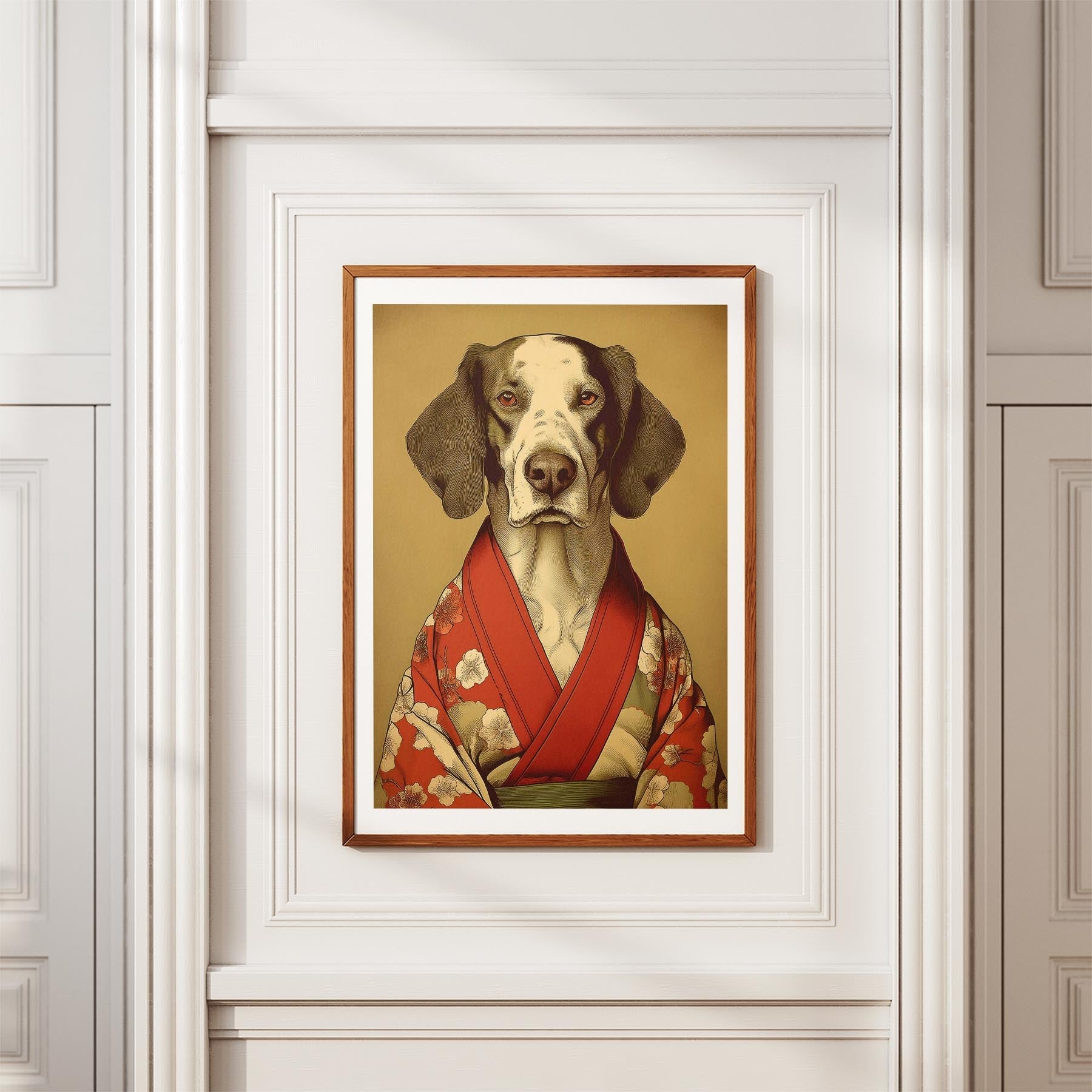 English Setter Japanse Kimono Dog Series image 3