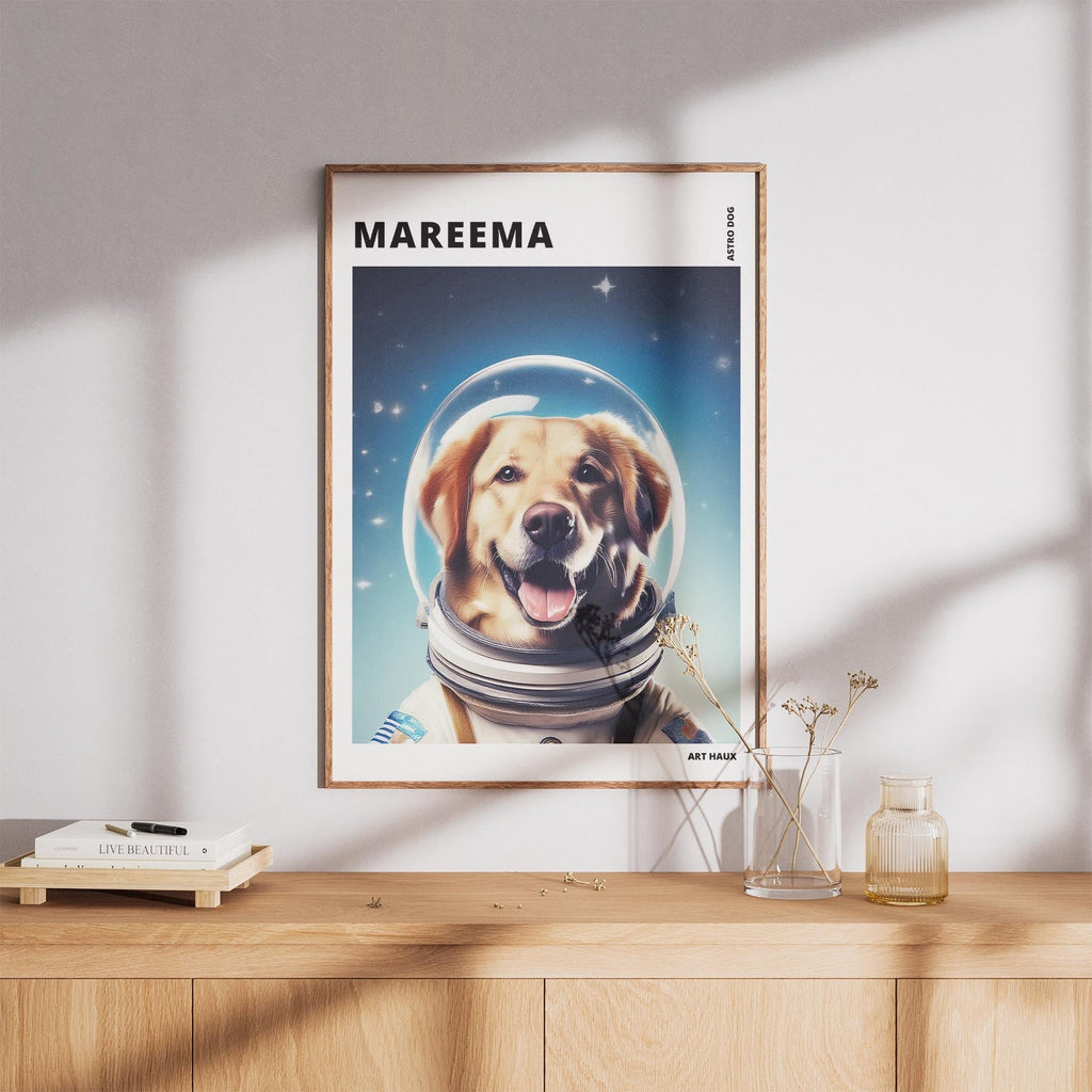 Maremma Astronaut Dog Series with Text Astro Dog image 8