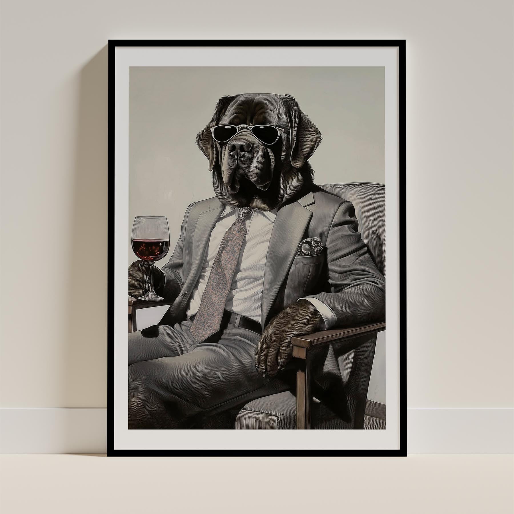 Newfoundland Dog Art Print Unframed Vol 1 | 11 Unique Designs | Wall Art Gift for Dog Lovers - Image 4 | Dogsy & Co