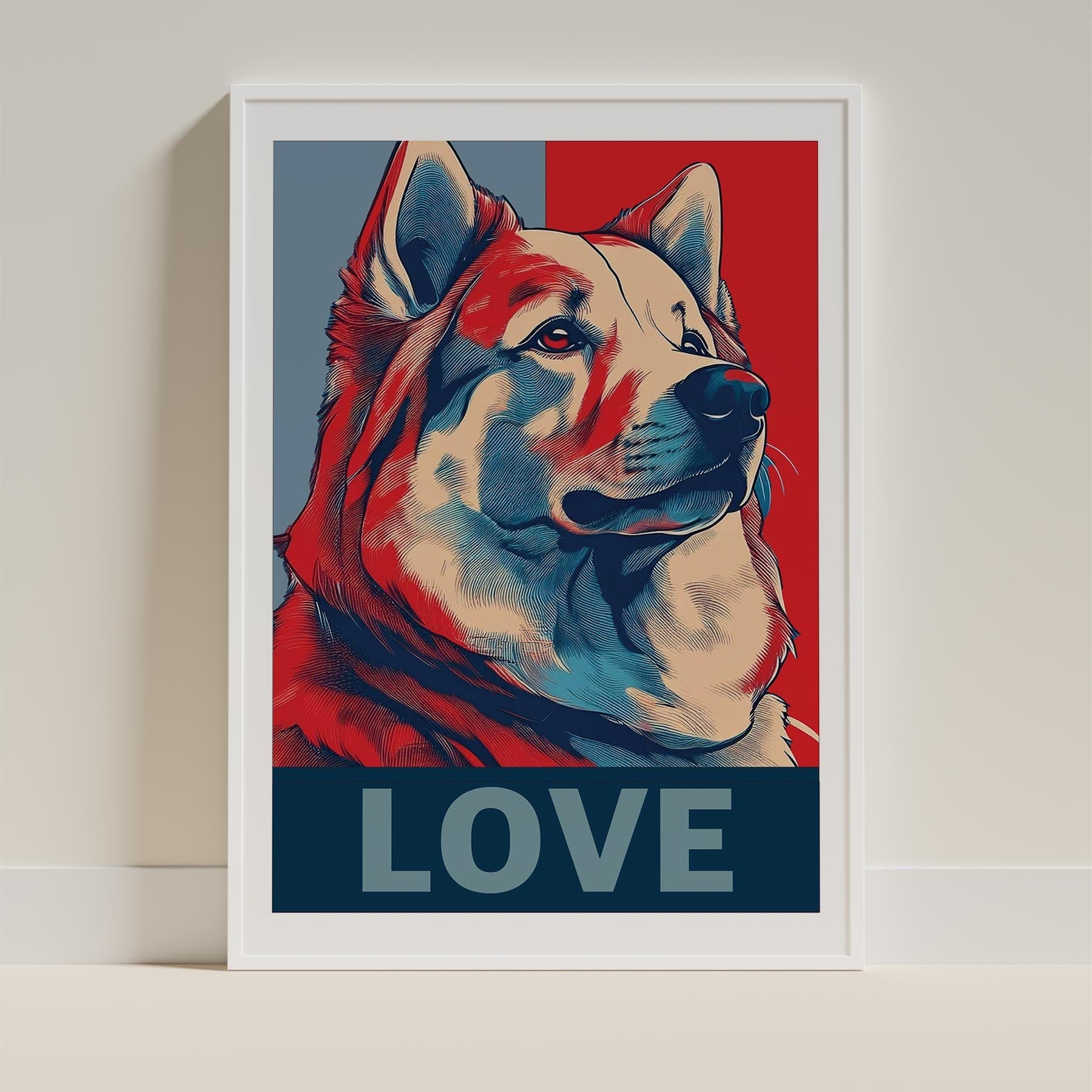 Samoyed LOVE Series Inspired by the Obama Poster image 9