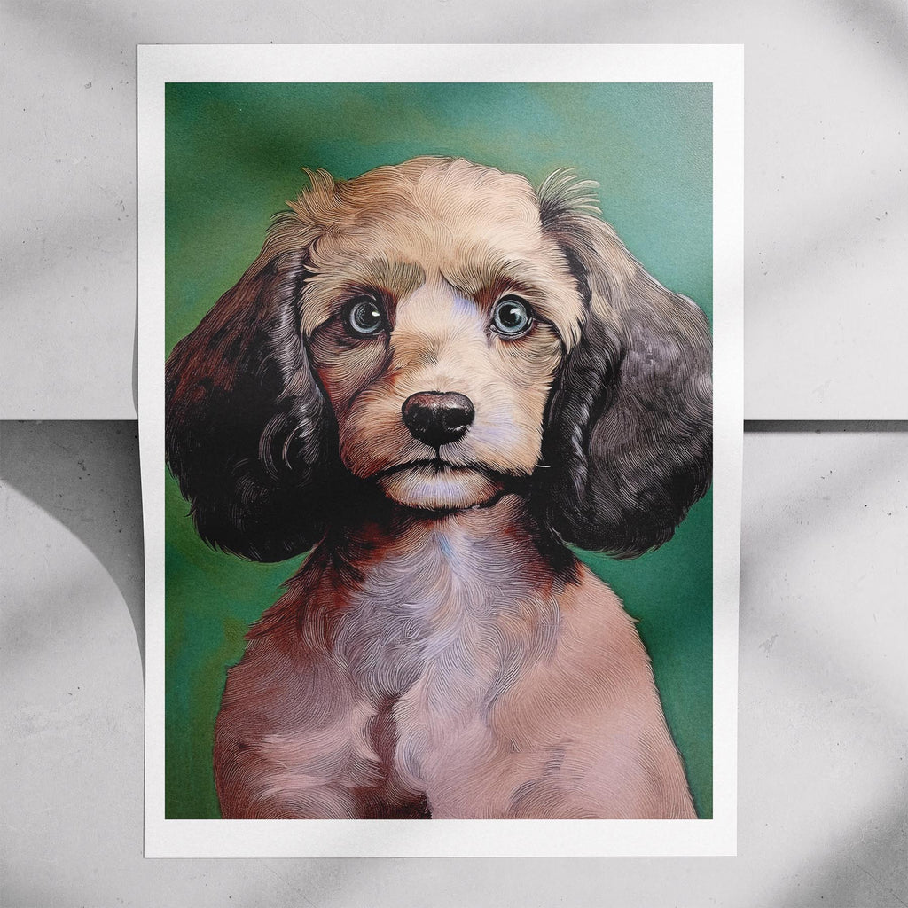 Cavoodle Green Painted Series image 7