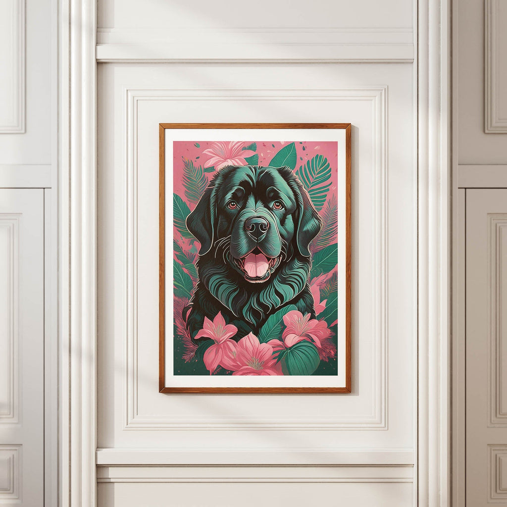 Newfoundland Flowery Dog image 3